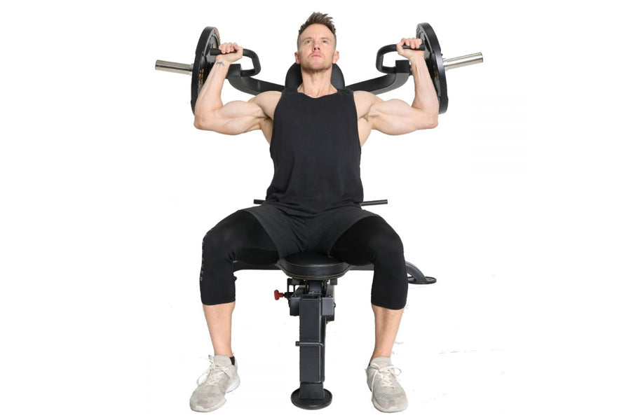 Powertec WorkBench MultiPress - Heavy Duty Home Gym Equipment for Strength Training | Perfect for Home Workouts & Garage Gyms (Summer Sale)