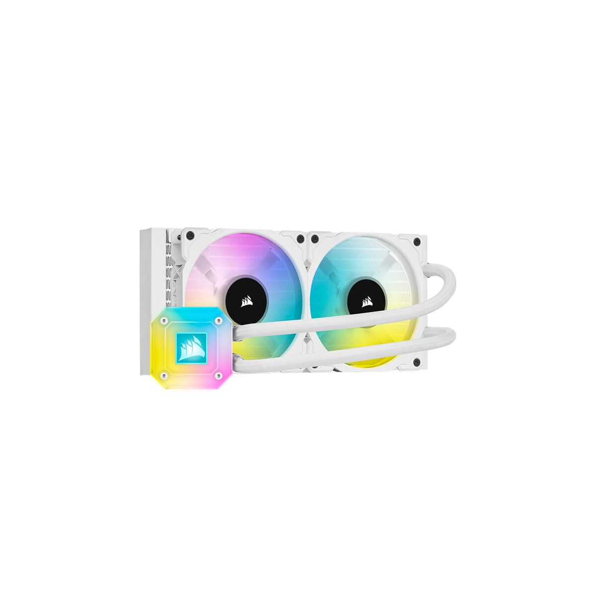 Corsair iCUE H100i ELITE CAPELLIX WHITE 240mm RGB Liquid CPU Cooler - High Performance AIO Cooling for Gaming PC, Workstation & Overclocking