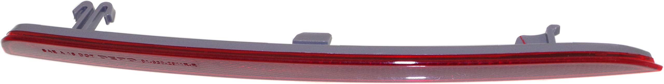 Garage-Pro Rear Bumper Reflector for 2016-2017 Ford Explorer & Explorer Police Interceptor - Right Side (RH) - Enhanced Night Visibility & Safety for Parking & Low Light Driving