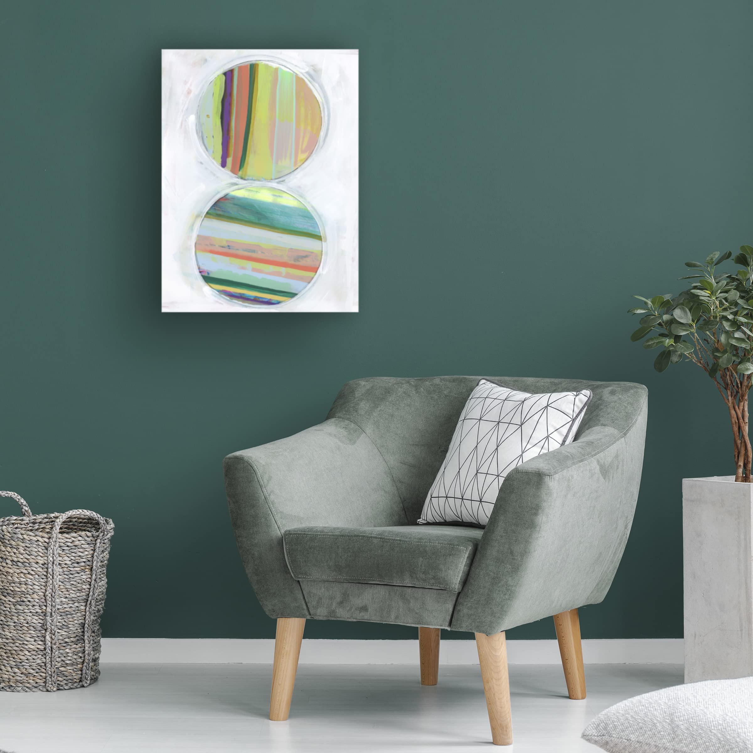 Bellissimo Art 'Art in Whites IV' Premium Canvas Wall Art Print - 24x32 Inches - Modern Home & Office Decor for Living Room, Bedroom, or Gallery Display