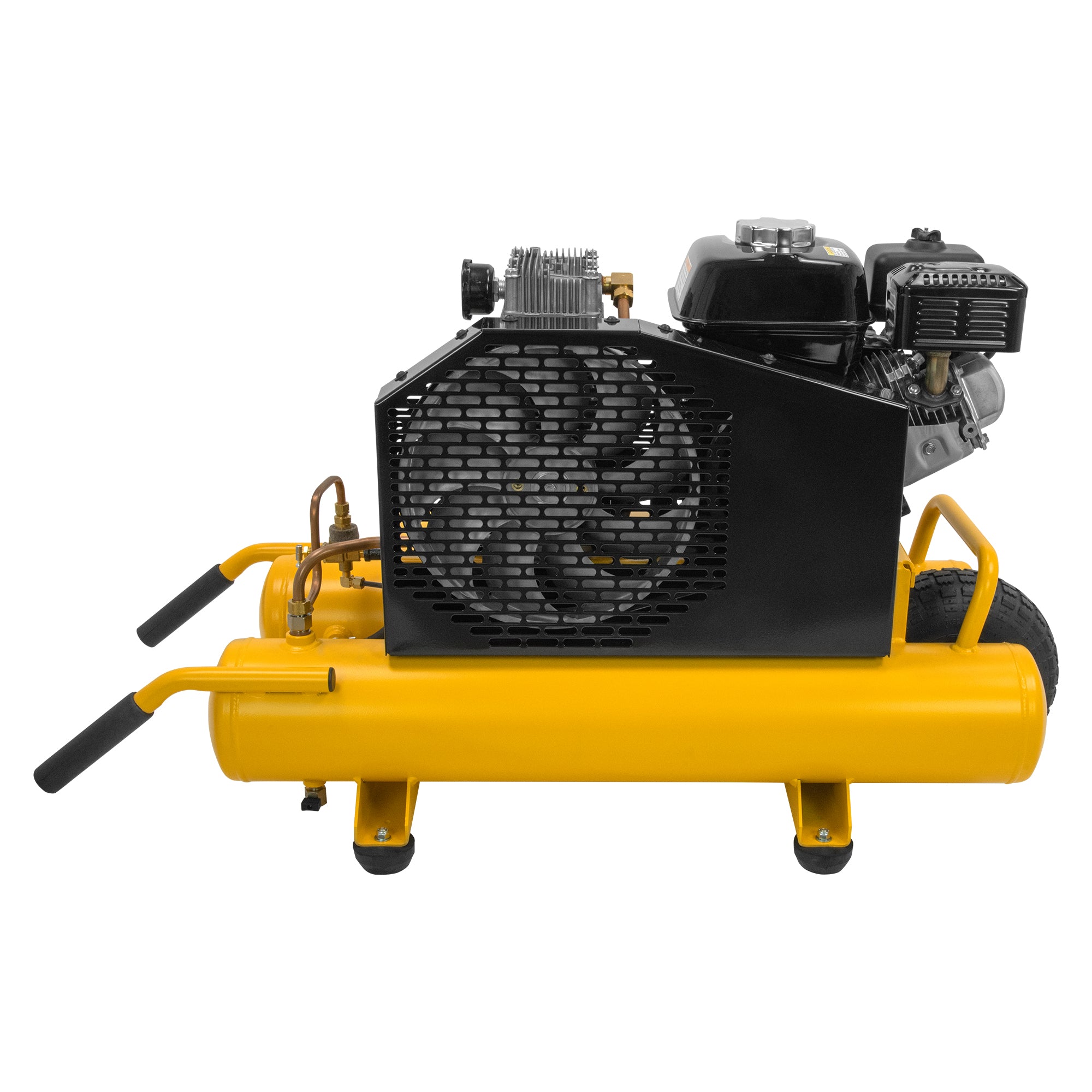 DeWALT DXCM081 8-Gallon Wheelbarrow Air Compressor with Honda GX160 Gas Engine - 175 PSI for Construction Sites, Landscaping & DIY Projects