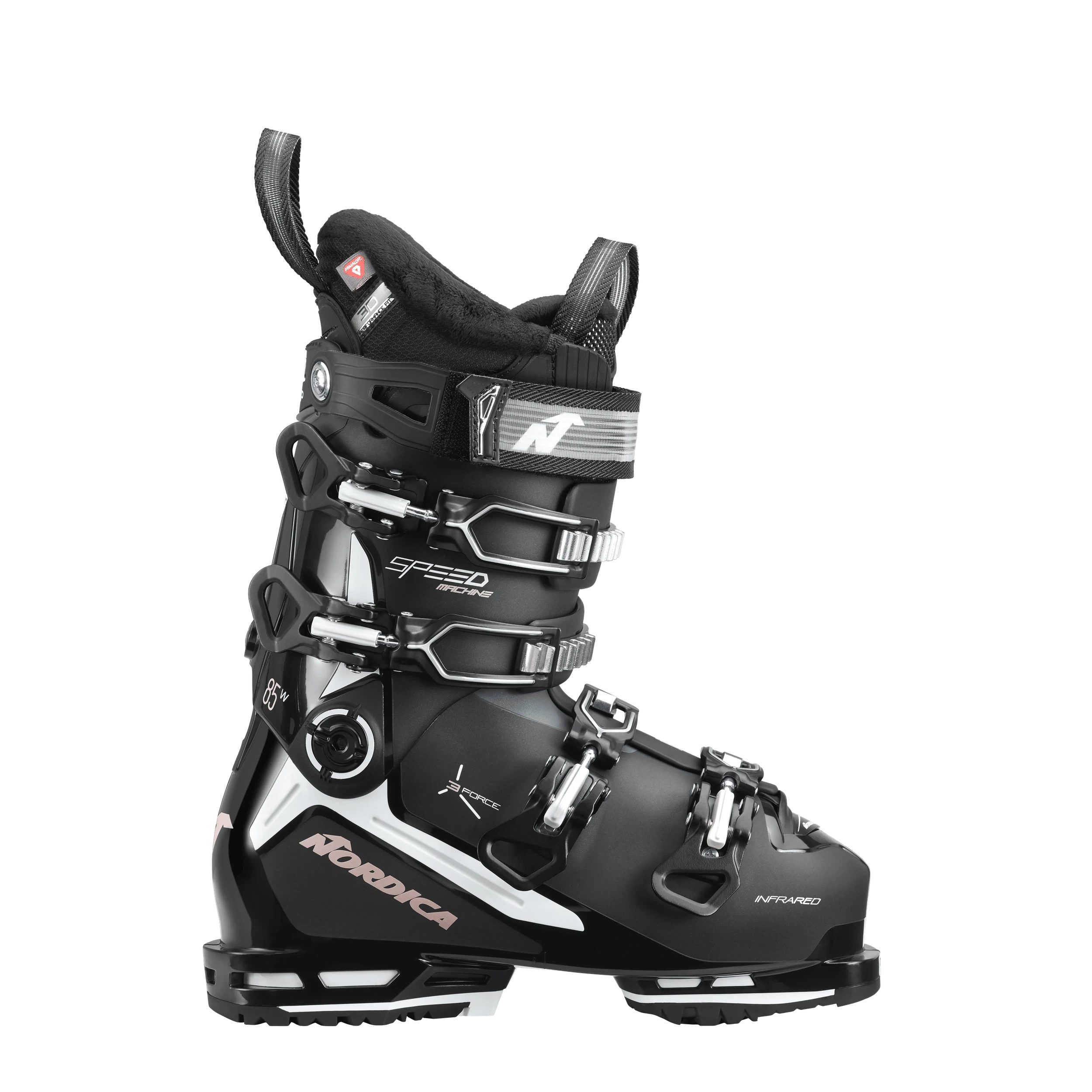 Nordica Speedmachine 3 85 W Ski Boots 2025 - Women's All-Mountain Ski Boots for Comfort & Performance | Perfect for Alpine Skiing & Resort Adventures