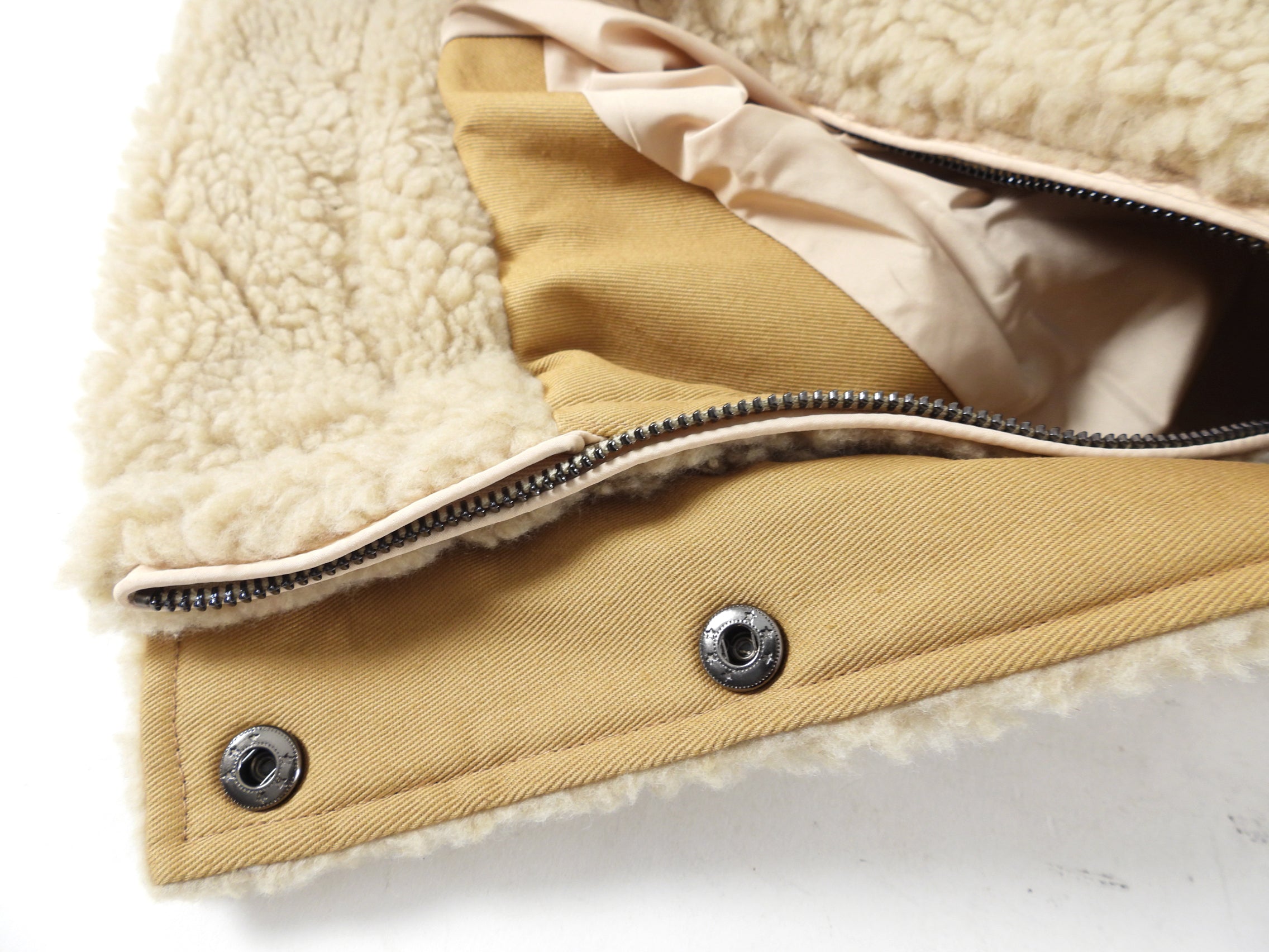 BA&SH Beige Sherpa Sanja Teddy Jacket - Cozy Winter Outerwear for Women | Perfect for Casual Outings, Date Nights & Cold Weather Fashion