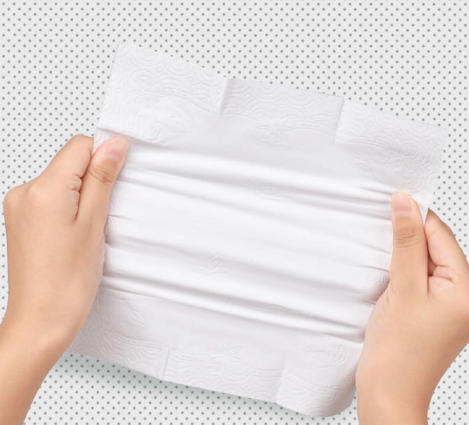 ZQBIEE 100% Skin-Safe Soft Tissue Paper for Car, Bathroom, Bedroom & Office | Hypoallergenic Pocket Tissues (Brown + White) 2-Pack | Perfect for Travel, Home & On-the-Go Use