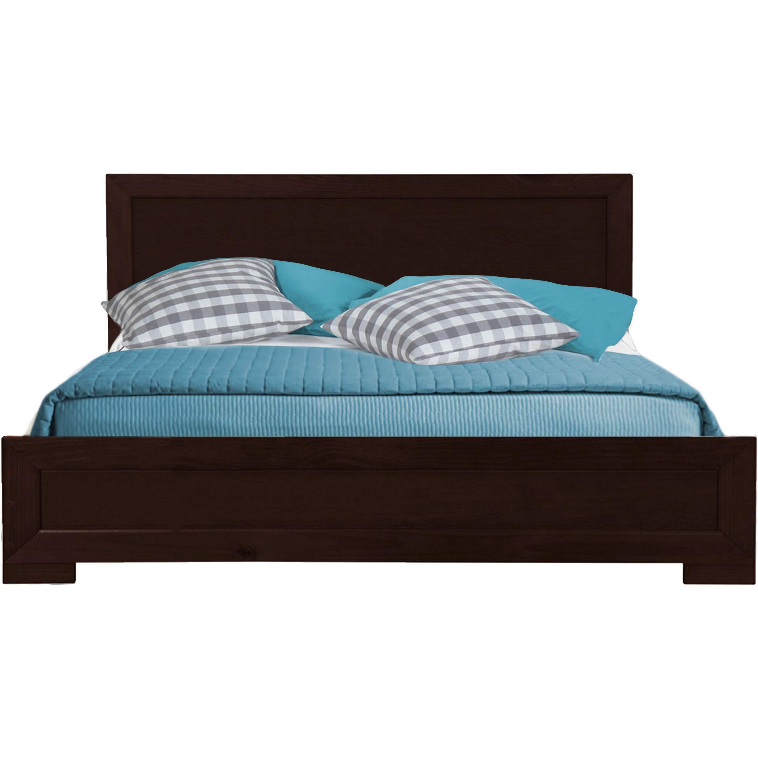 Modern Oxford Platform Bed Frame - Queen Size, Black | Easy Assembly for Home & Office
