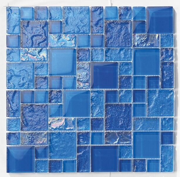 Premium Glass Pool Mosaic Tile - Bahamas Blend Collection | Waterproof & UV Resistant for Swimming Pools, Spas & Backyard Landscaping