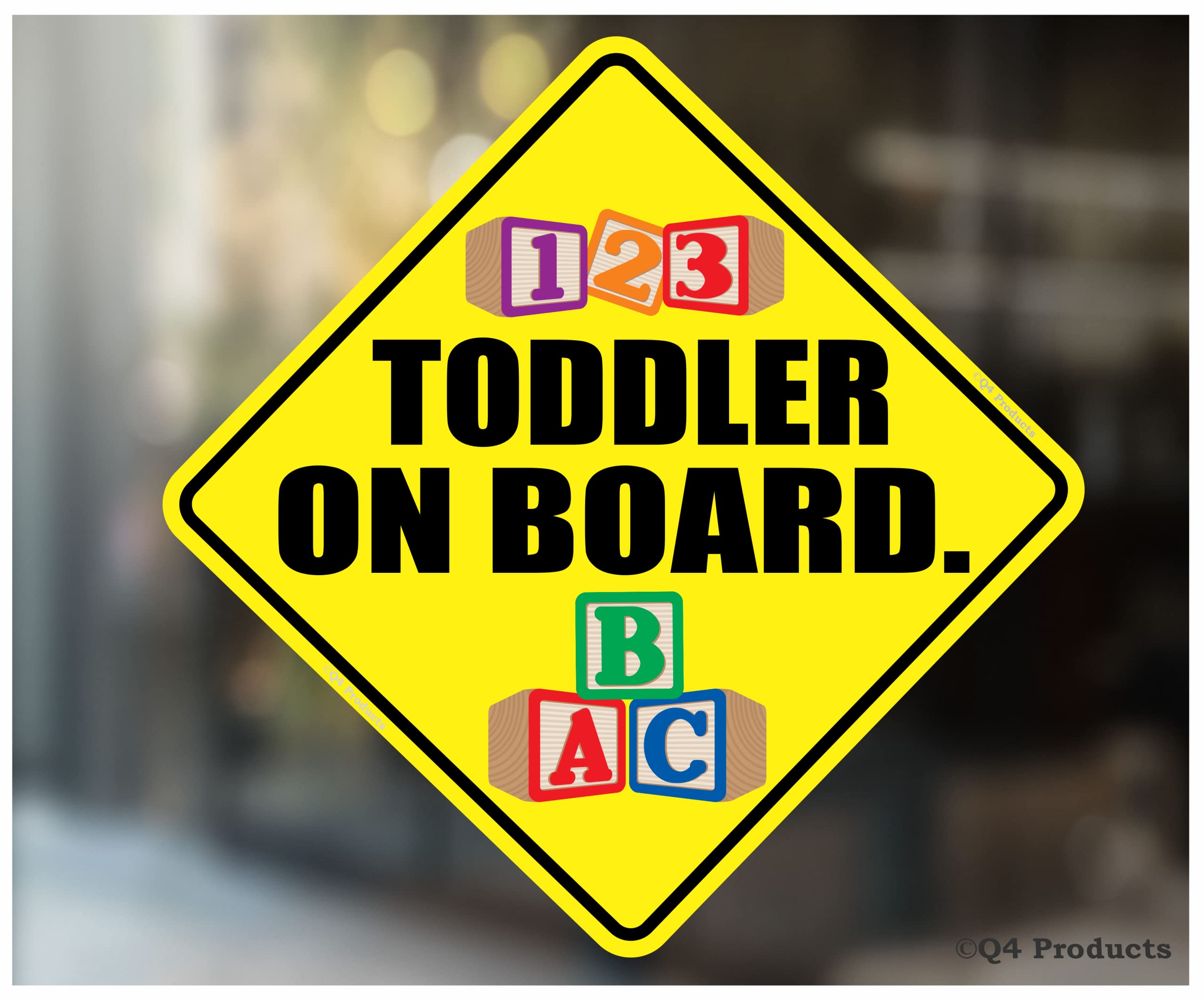 Baby on Board Sticker for Car Window - High-Quality Toddler Safety Decal for Trucks & Vehicles | Made in USA | Perfect for Family Road Trips & Child Safety Awareness
