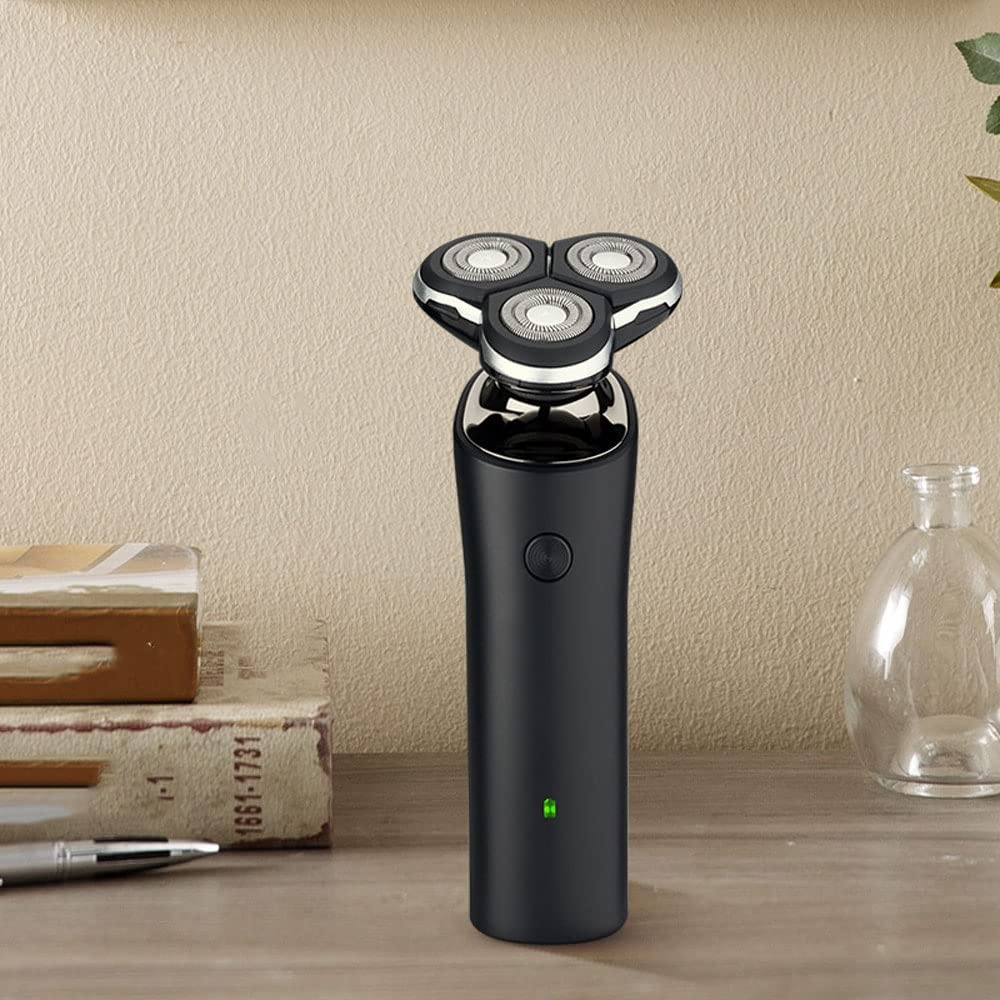 Premium Electric Razor for Men - IPX6 Waterproof Metal Shaver with USB Rechargeable - Perfect for Travel, Gym & Daily Grooming