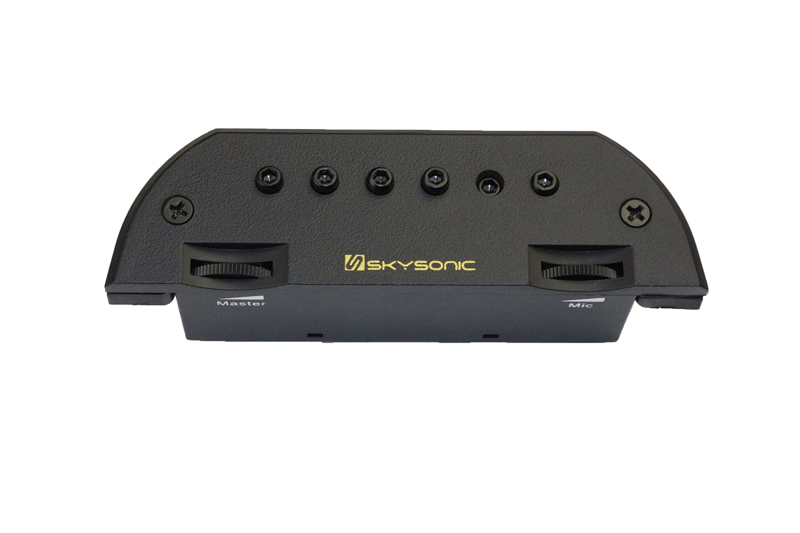 Skysonic T-903 Active Acoustic Guitar Pickup with Humbucker & Microphone - Clear Sound, Tone & Volume Control - Perfect for Live Performances & Studio Recording