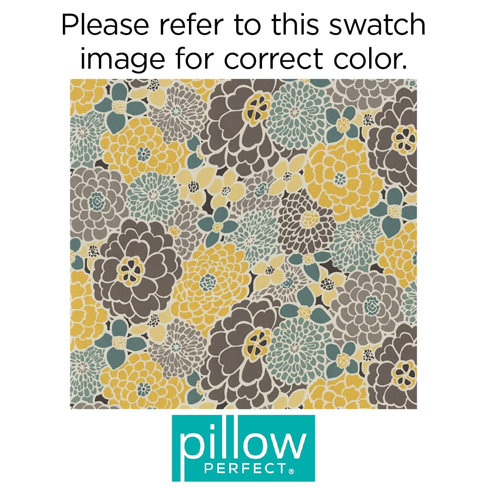 Pillow Perfect Bright Floral Chaise Lounge Cushion - 72.5