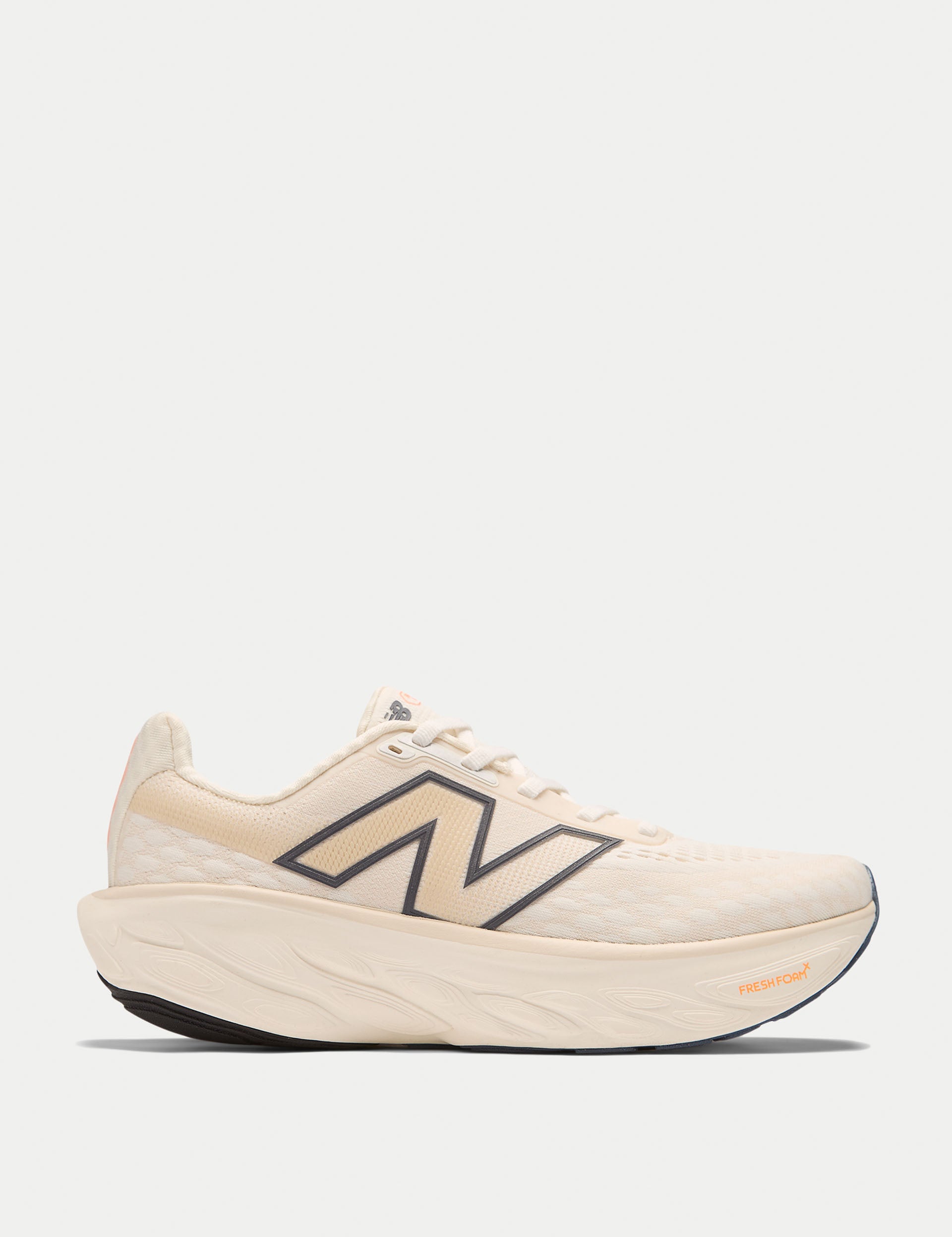 New Balance Fresh Foam X 1080 v14 Running Shoes - Sea Salt/Vintage Indigo/Hot Mango - Lightweight Cushioned Sneakers for Men & Women - Perfect for Jogging, Gym Workouts & Daily Wear