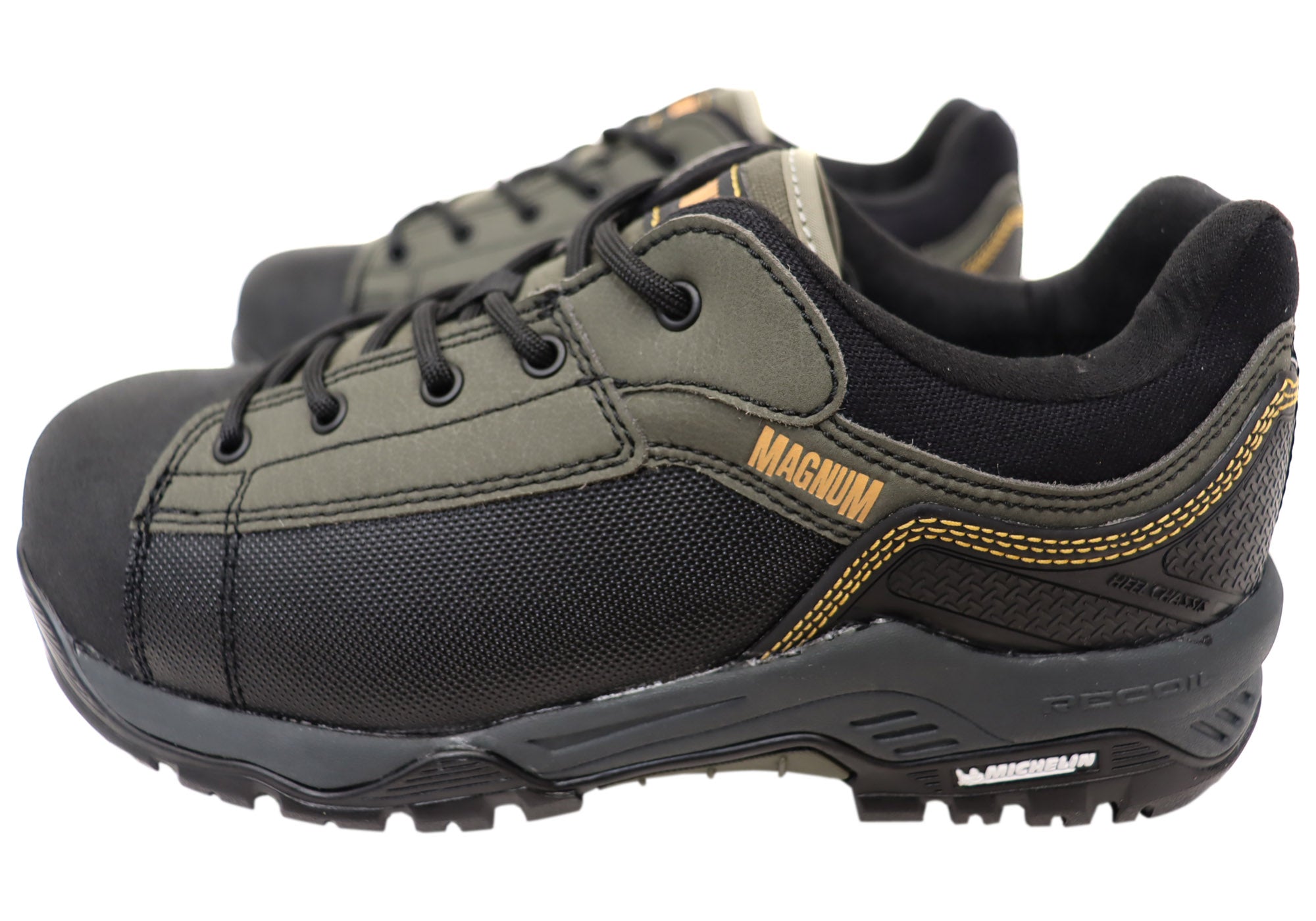 Magnum Men's Comfortable RX Low Composite Toe Safety Work Shoes - Lightweight & Slip Resistant for Construction, Warehouse & Industrial Work