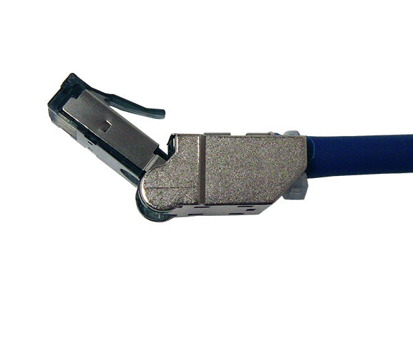 Premium CAT6A/CAT7 Shielded RJ45 Ethernet Connector - Slim 9mm OD for PoE+ Networks - Ideal for High-Speed Data Centers, Office Networks & Home Theater Installations