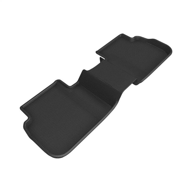 3D Maxpider Kagu Custom Fit Floor Mats for 2022 Honda Civic - Second Row, Black (No Rear USB Port) - All-Weather Protection & Easy Cleaning for Cars, SUVs, and Daily Commuting