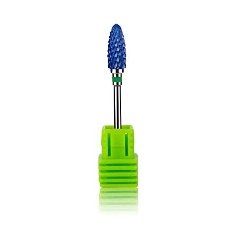 Ceramic Carbide Nail Drill Bits - Professional Rotating Burr Milling Cutters for Electric Manicure & Pedicure Tools - Perfect for Salon, Home Nail Care & DIY Nail Art