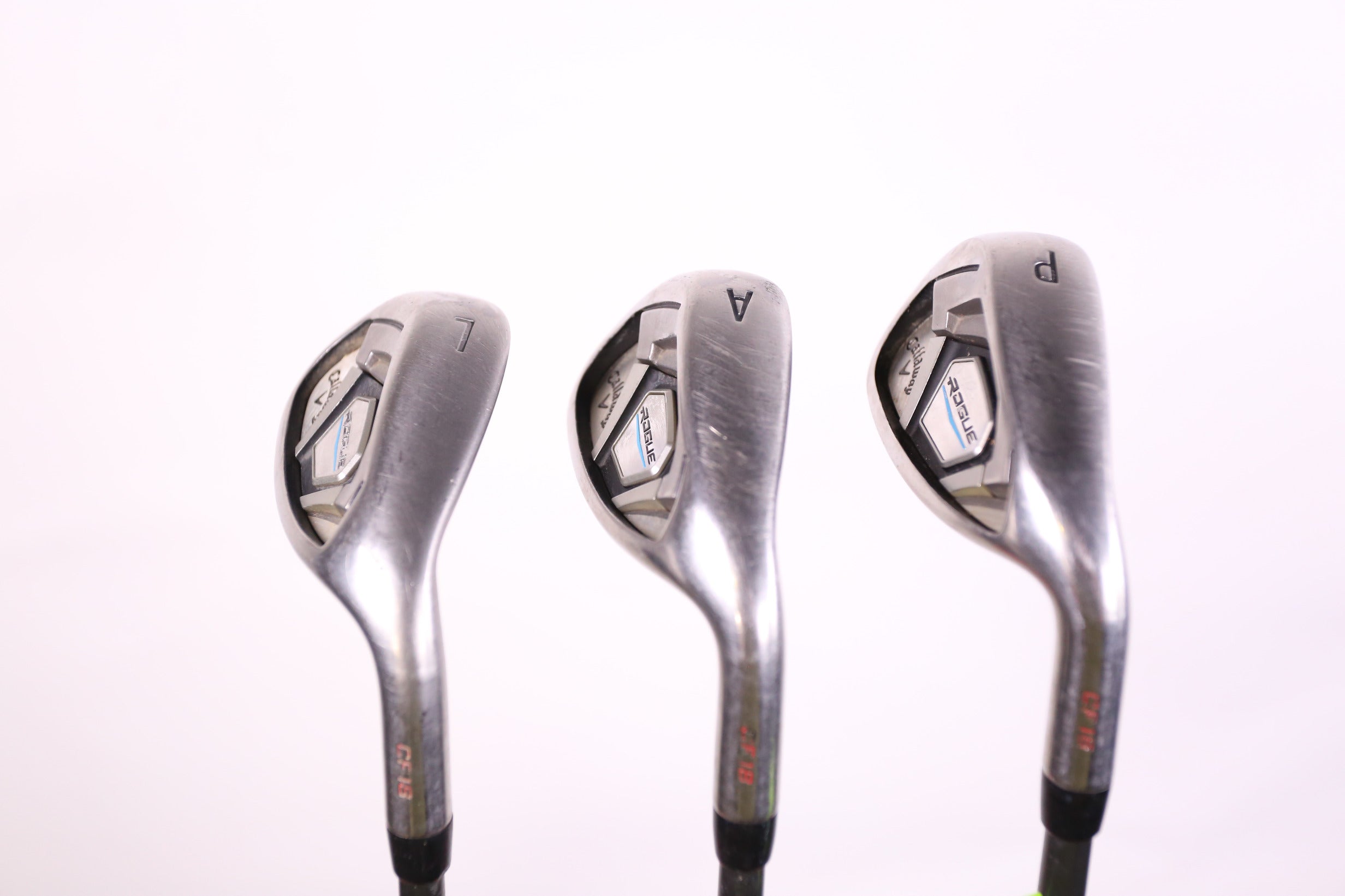 Premium Used Callaway Rogue Wedge Set - Right Handed Golf Clubs (PW, AW, LW) with Regular Flex Shaft - Perfect for Mid-Handicap Golfers & Course Play