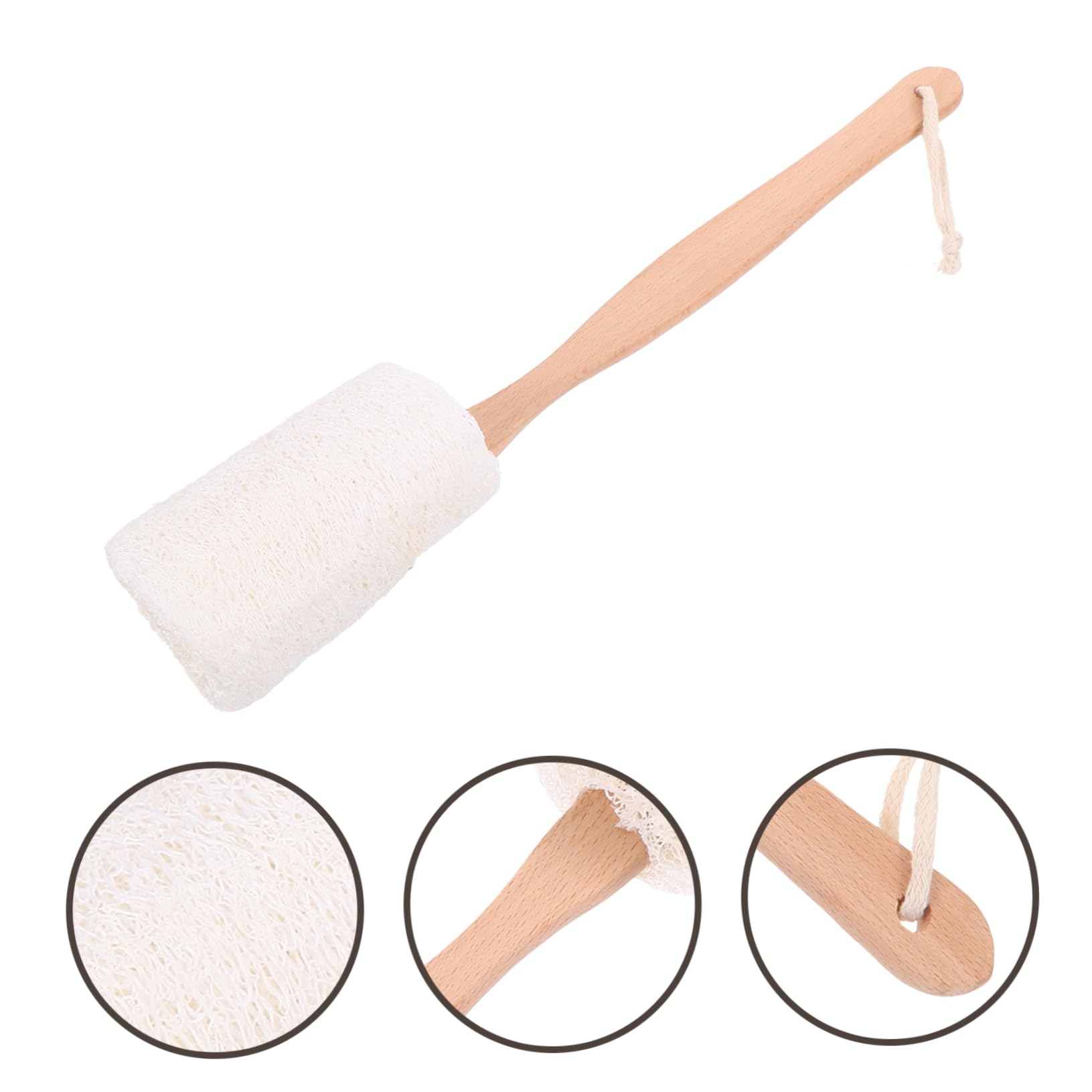 **DOITOOL Natural Loofah Exfoliating Body Scrub Towel - Gentle Skin Smoothing Scrubber for Soft & Glowing Skin - Perfect for Shower, Spa & Exfoliation Routine**