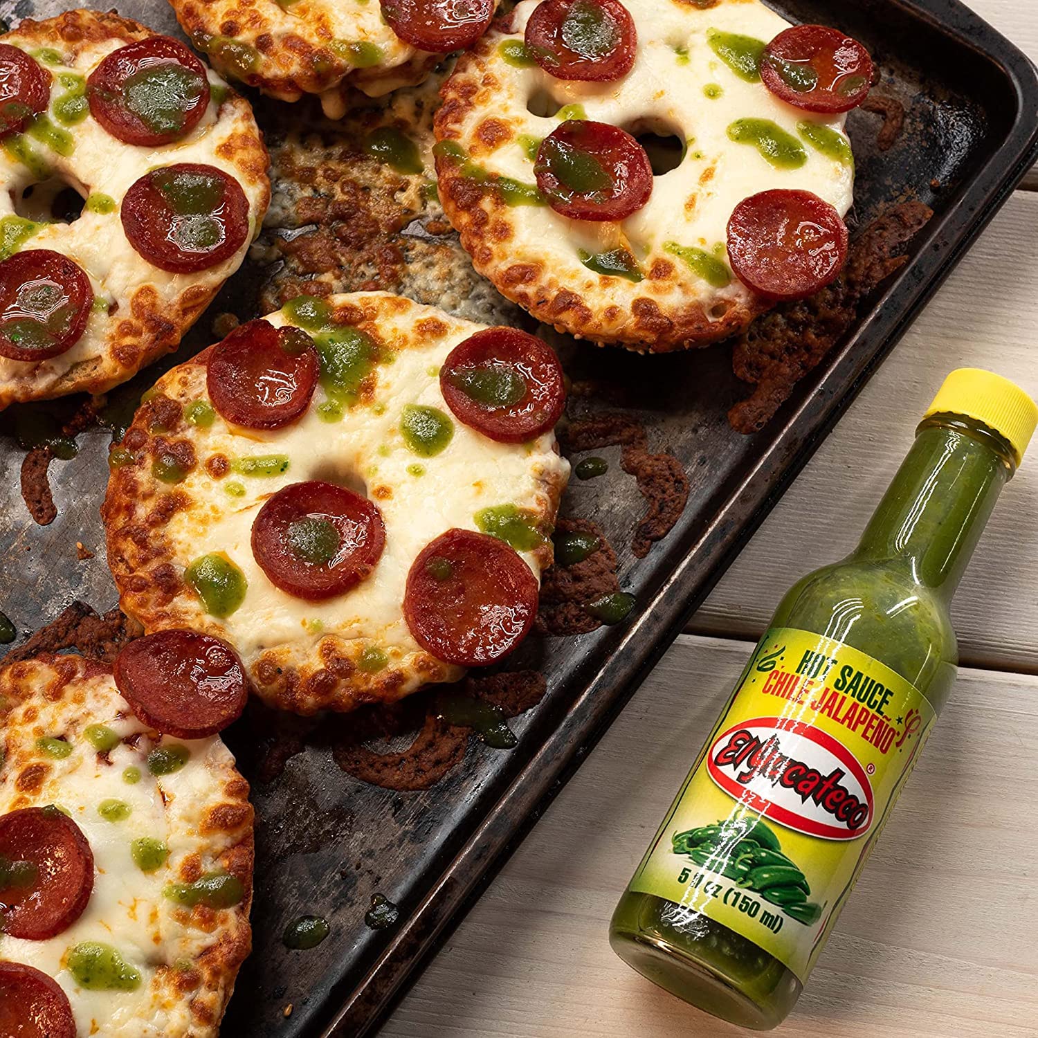 El Yucateco Hot Sauce - Chile Jalapeno Flavor, 5 Oz (Pack of 3) | Authentic Mexican Hot Sauce for Tacos, Burritos, Wings & More | Spicy Condiment for Cooking & Grilling