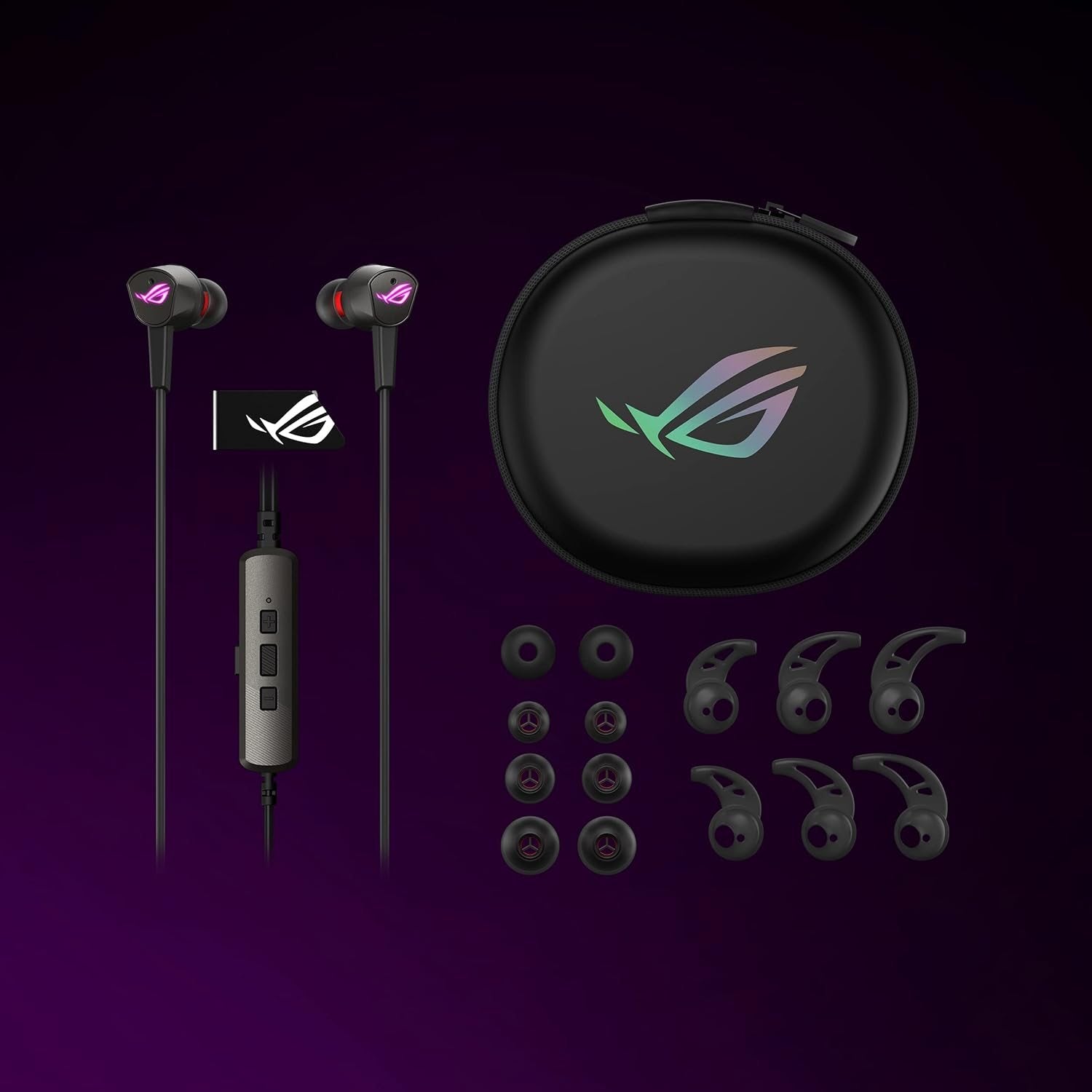 ASUS ROG Cetra II True Wireless Gaming Earbuds with ANC, Built-in Mic & USB-C - Immersive Gaming & Music Experience for PC, Mobile & Console