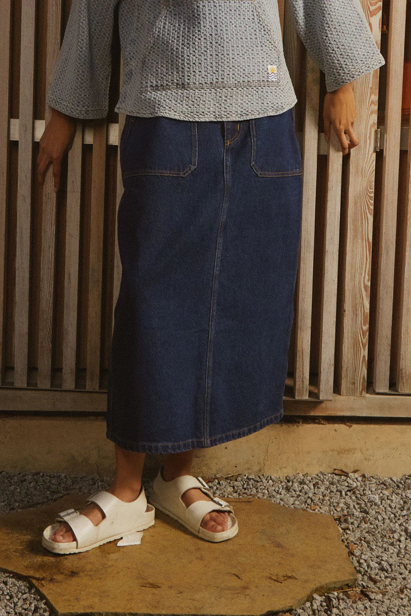 LF Markey Daly Denim Skirt for Women - High Waisted A-Line Denim Skirt with Pockets | Perfect for Casual Outfits, Date Nights & Summer Fashion