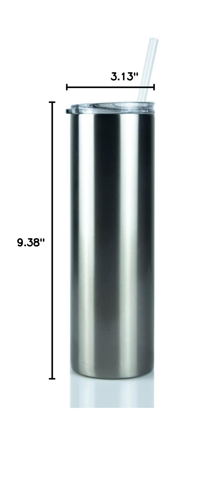 30oz Clear Sublimation Tumbler Bulk (25 Pack) - Vacuum Insulated Stainless Steel Customizable Tumblers with Lid & Straw for Sublimation Printing - Perfect for DIY Crafts, Personalized Gifts, Promotional Items & Drinkware Business