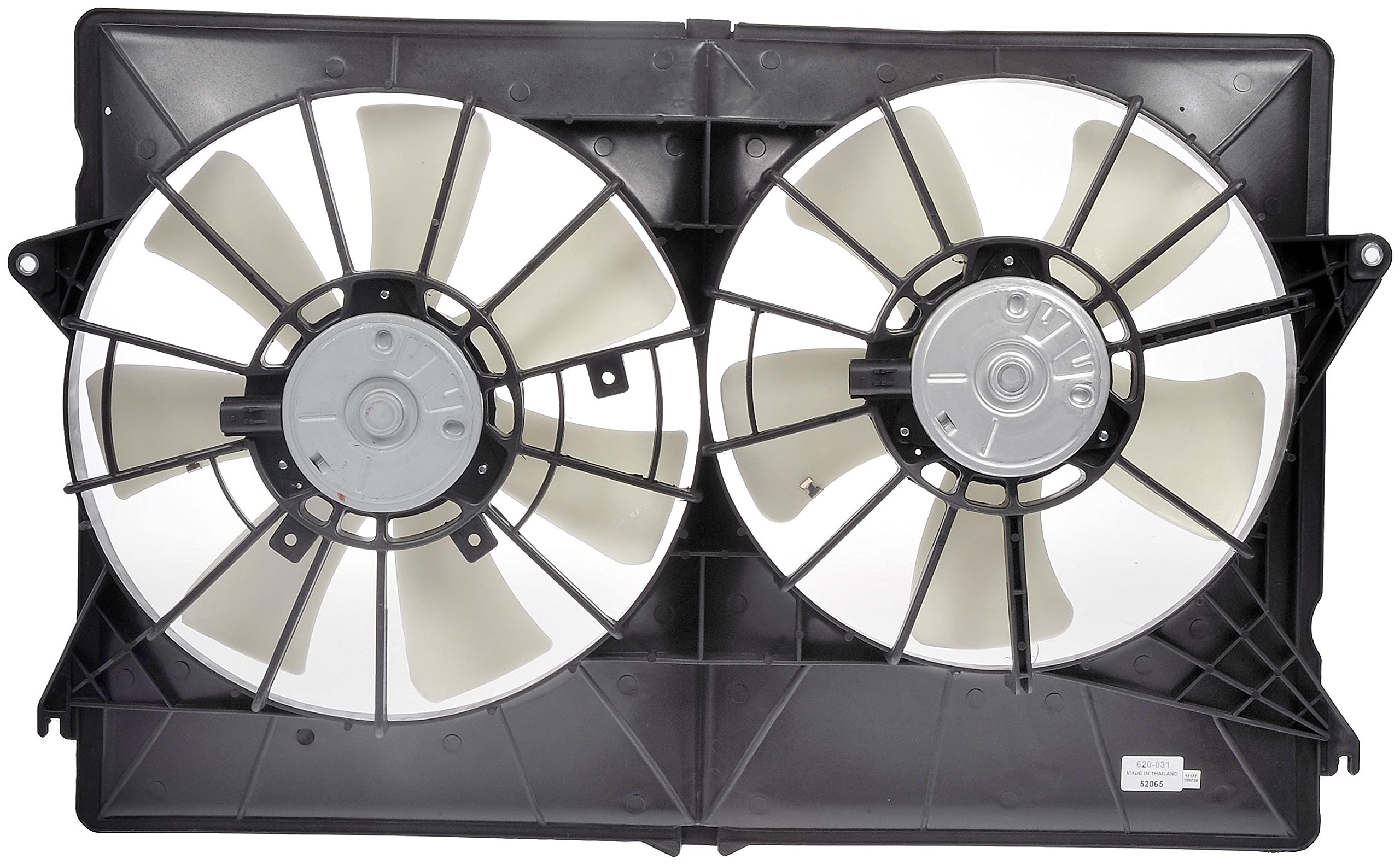 Dorman 620-031 Engine Cooling Fan Assembly Replacement for Chrysler 300, Dodge Charger & Challenger - Perfect for Overheating Prevention & Summer Driving