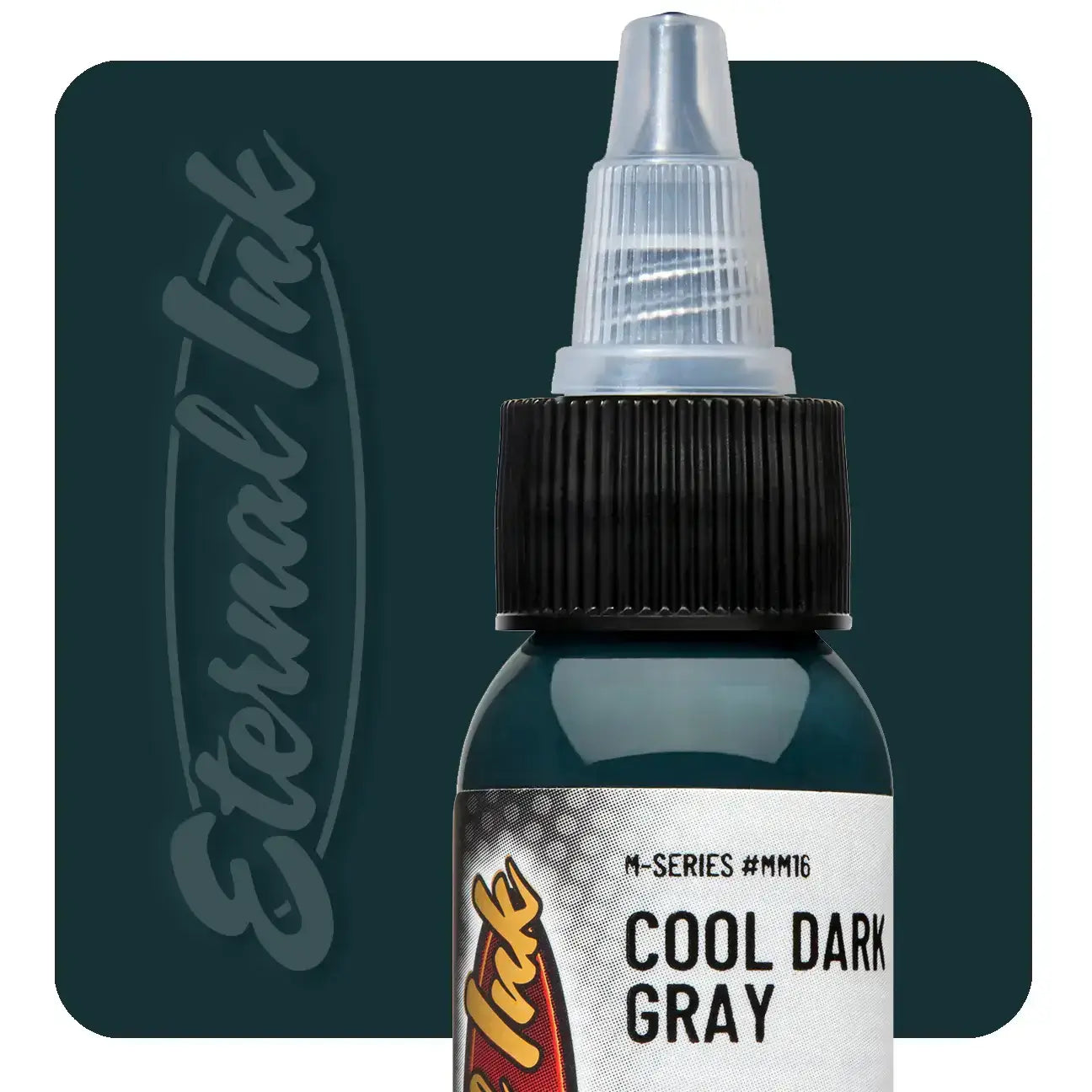 Premium Dark Gray Eternal Ink - 1oz Bottle for Tattoo Artists & Permanent Makeup - Long-Lasting, Vibrant Pigment for Professional Use