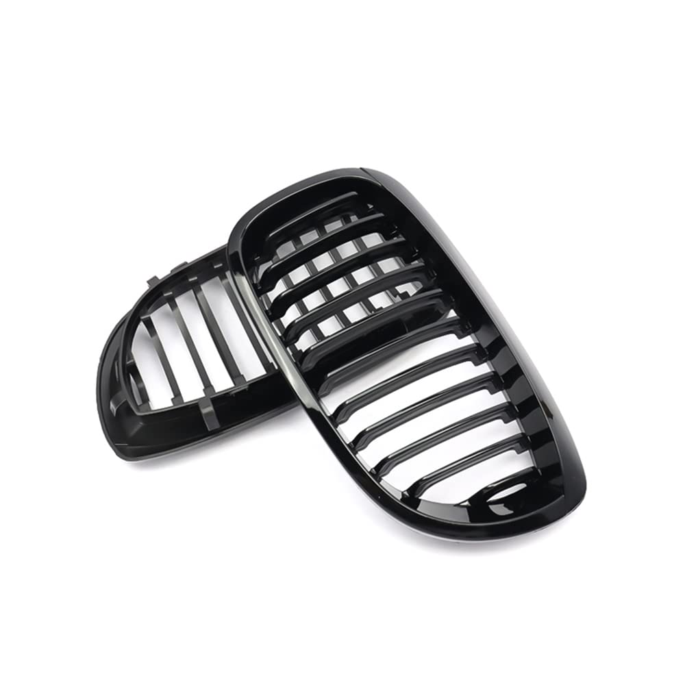 Gloss Black Front Kidney Grille for 2003-2006 BMW E46 325Ci 330Ci Coupe | Direct Fit Replacement Bumper Grille | Enhances Sporty Look for Your 2-Door Luxury Car
