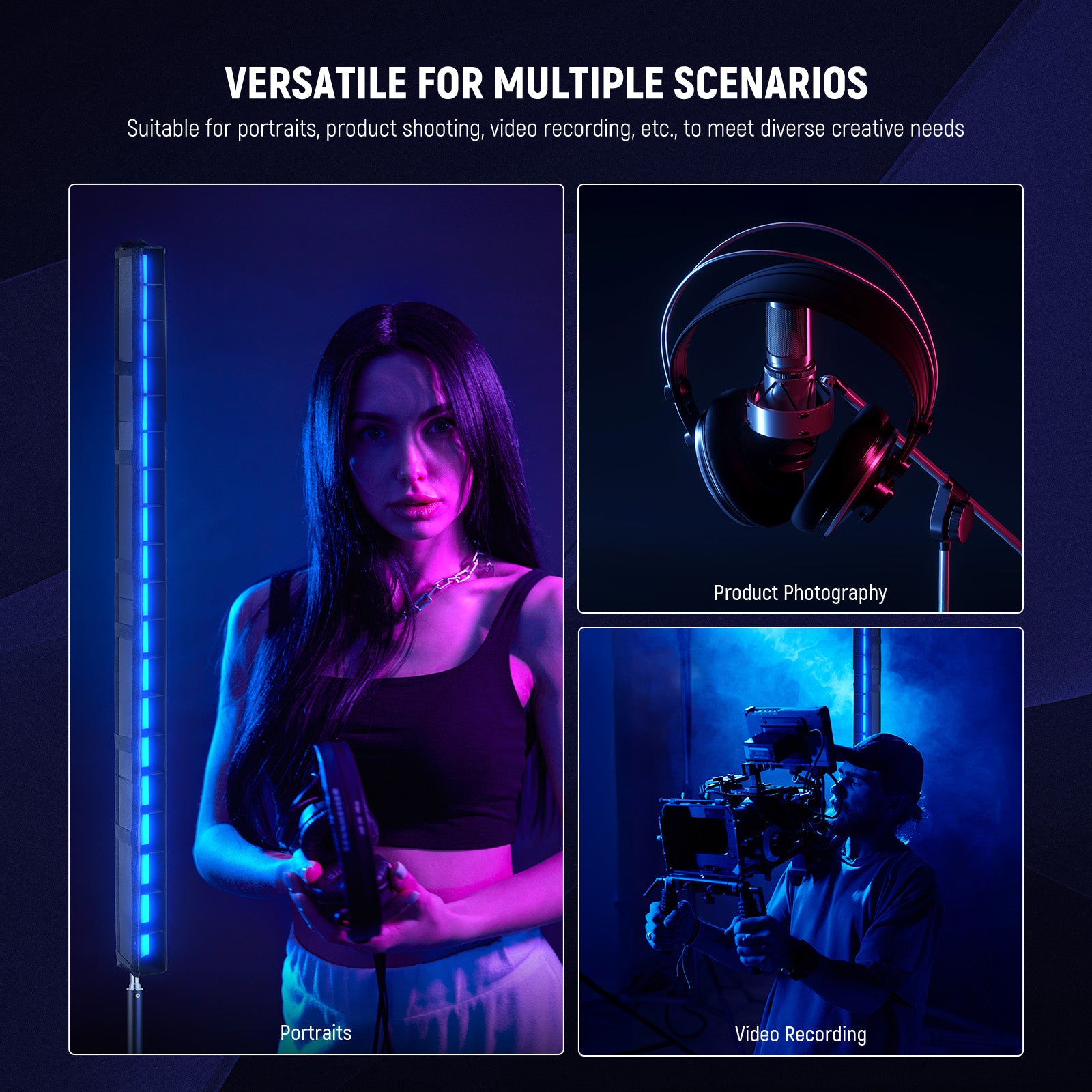 NEEWER NS10S LED Light Diffuser Kit for TL120C - Softbox & Diffuser Panel for Professional Photography & Video Lighting - Perfect for Studio, YouTube, TikTok & Live Streaming