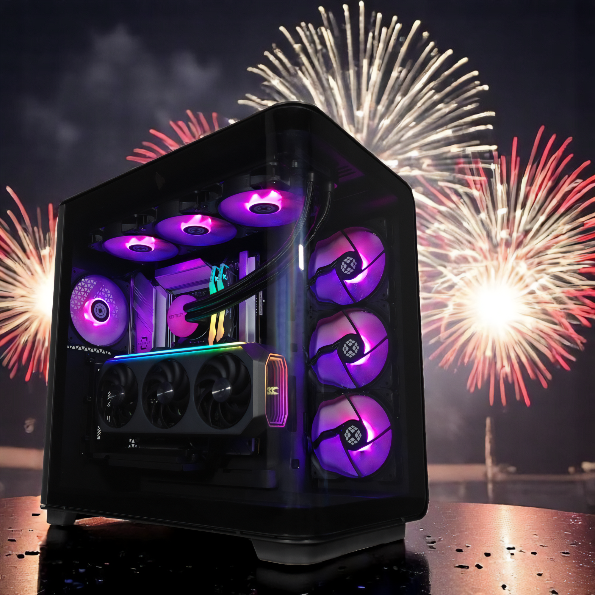 Project Zero Maestro Ultimate Gaming PC - Ready to Ship | High Performance Prebuilt Desktop for Gaming, Streaming & Content Creation | Perfect for Esports, VR & 4K Gaming