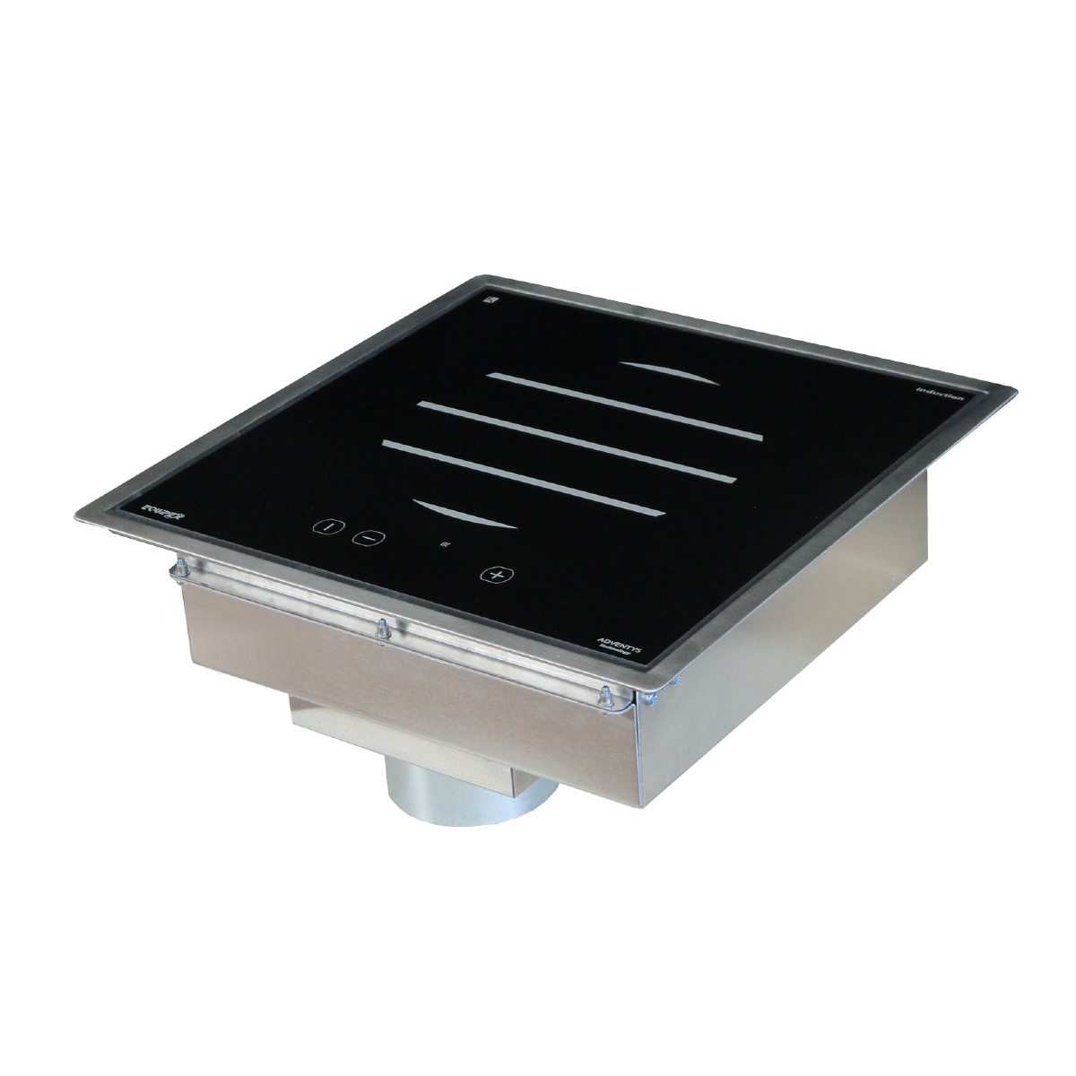Equipex GL3000DI 3000W Drop-In Induction Range - Commercial Electric Cooktop for Restaurants & Kitchens | Perfect for High-Volume Cooking & Food Service
