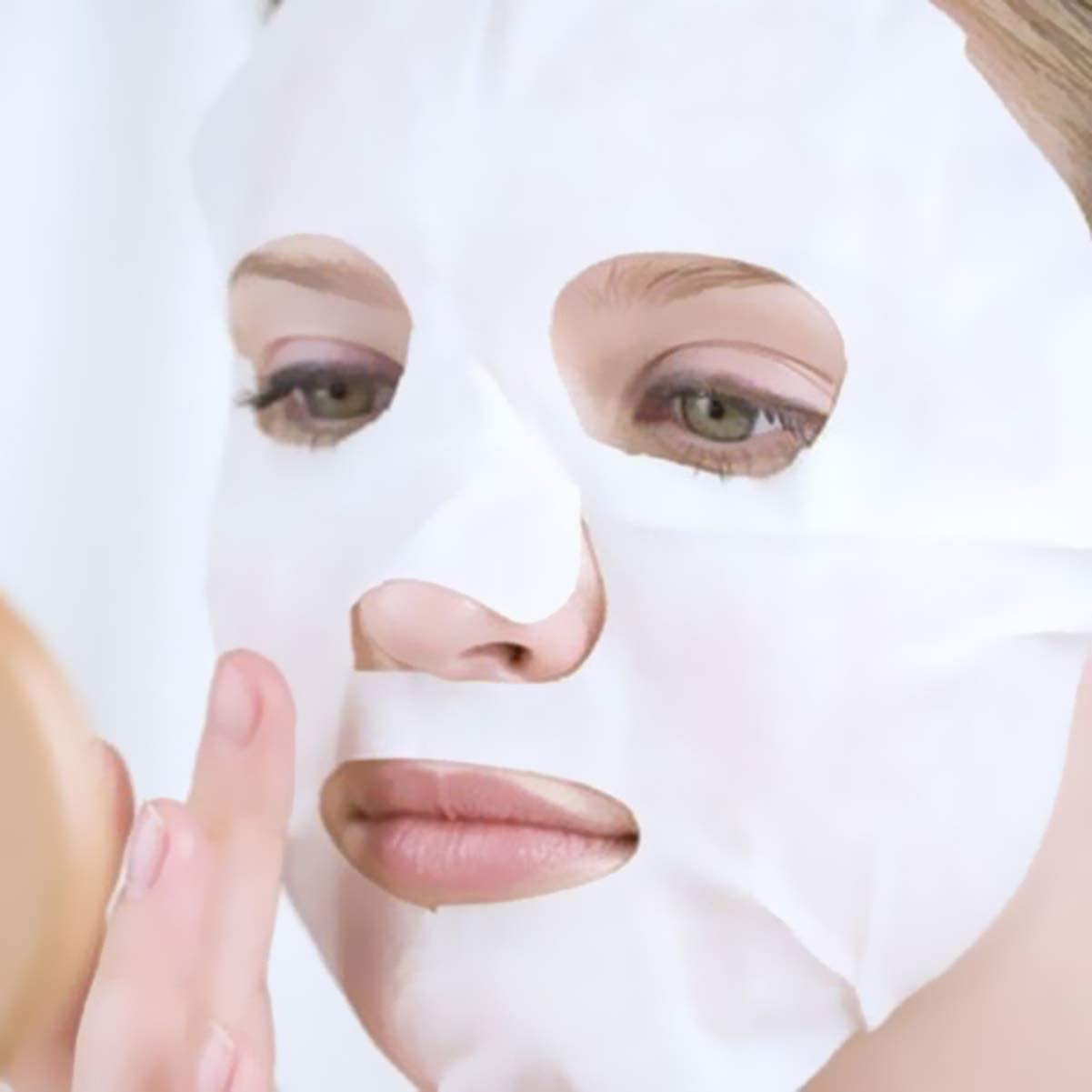 50Pcs Disposable Facial Mask Sheets - Thin Plastic Face Masks for Skin Care & Moisture Retention | DIY Clear Face Mask Paper for Spa, Beauty & Home Skincare Routine | Perfect for Hydration, Relaxation & Self-Care Days