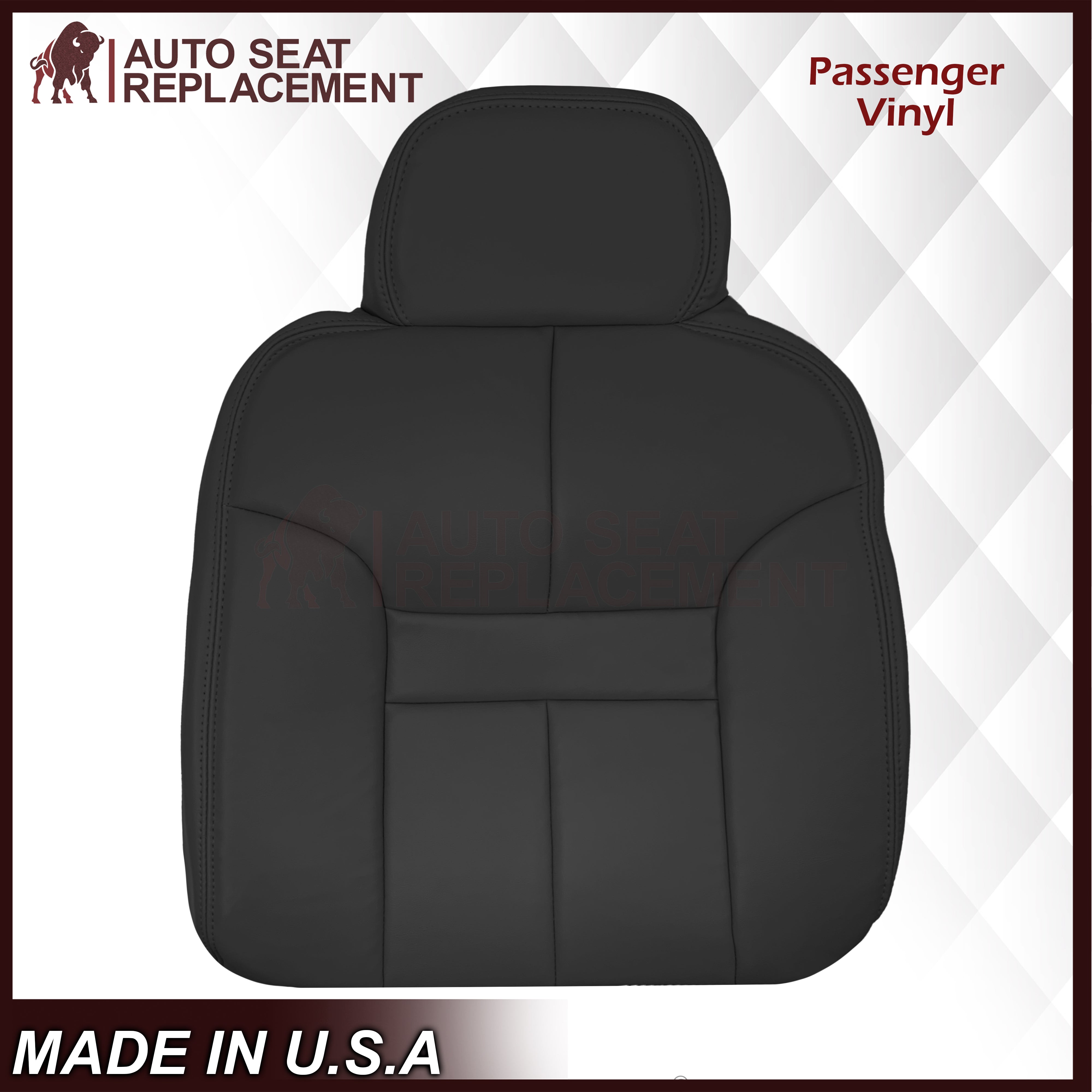 1994-1997 Dodge Ram Laramie SLT 1500/2500/3500 Black Seat Covers - Custom Fit Truck Seat Protectors for Comfort & Durability | Perfect for Work Trucks, Off-Roading & Daily Commutes