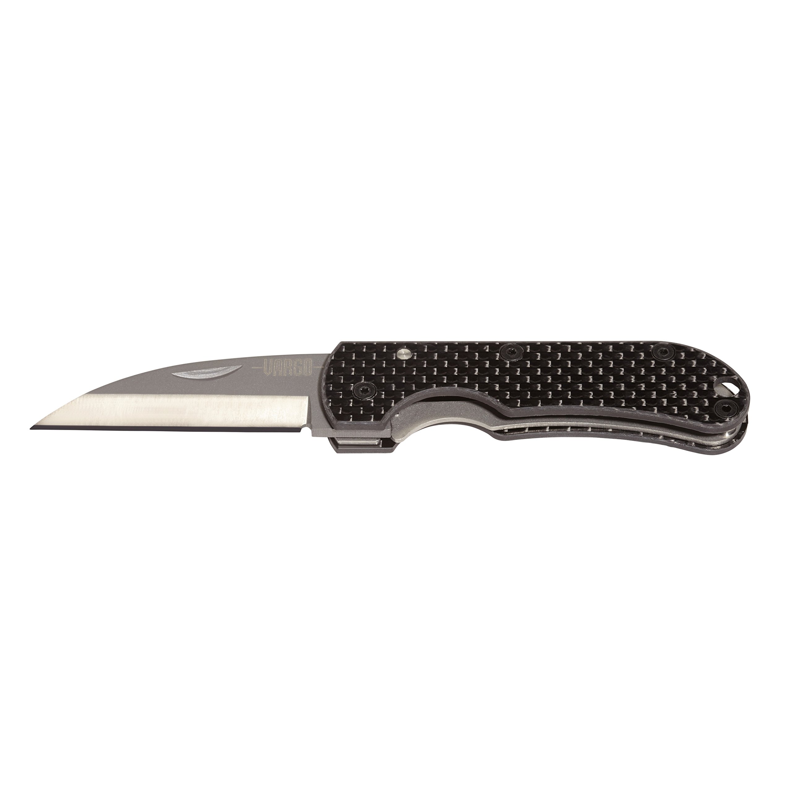 Vargo Ti-Carbon Folding Knife - Ultra Lightweight EDC Pocket Knife with Titanium Handle | Perfect for Camping, Hiking & Outdoor Adventures