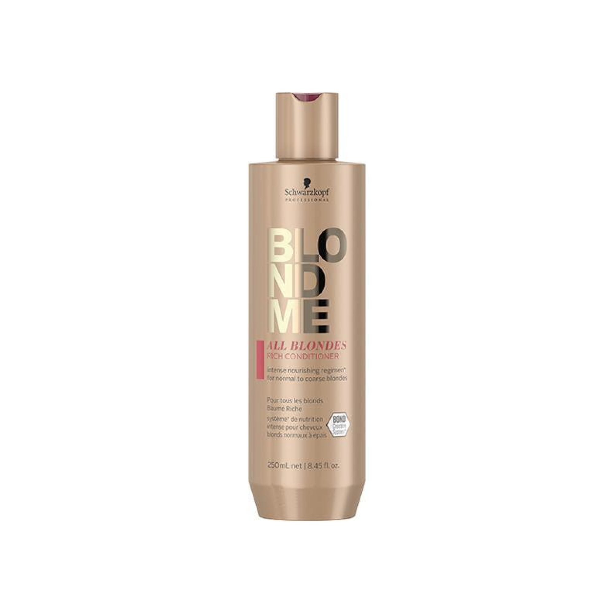 BLONDME Rich Conditioner for Blonde Hair - Deep Moisturizing & Repairing Treatment - Perfect for Color-Treated, Dry, or Damaged Hair - Salon Quality at Home