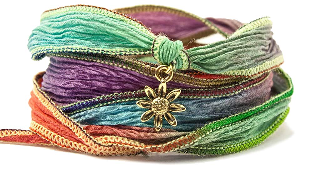 Elegant Daisy Jewelry Wrap Bracelet for Women - Perfect for Weddings, Bridal Party Gifts & Boho Fashion Accessories