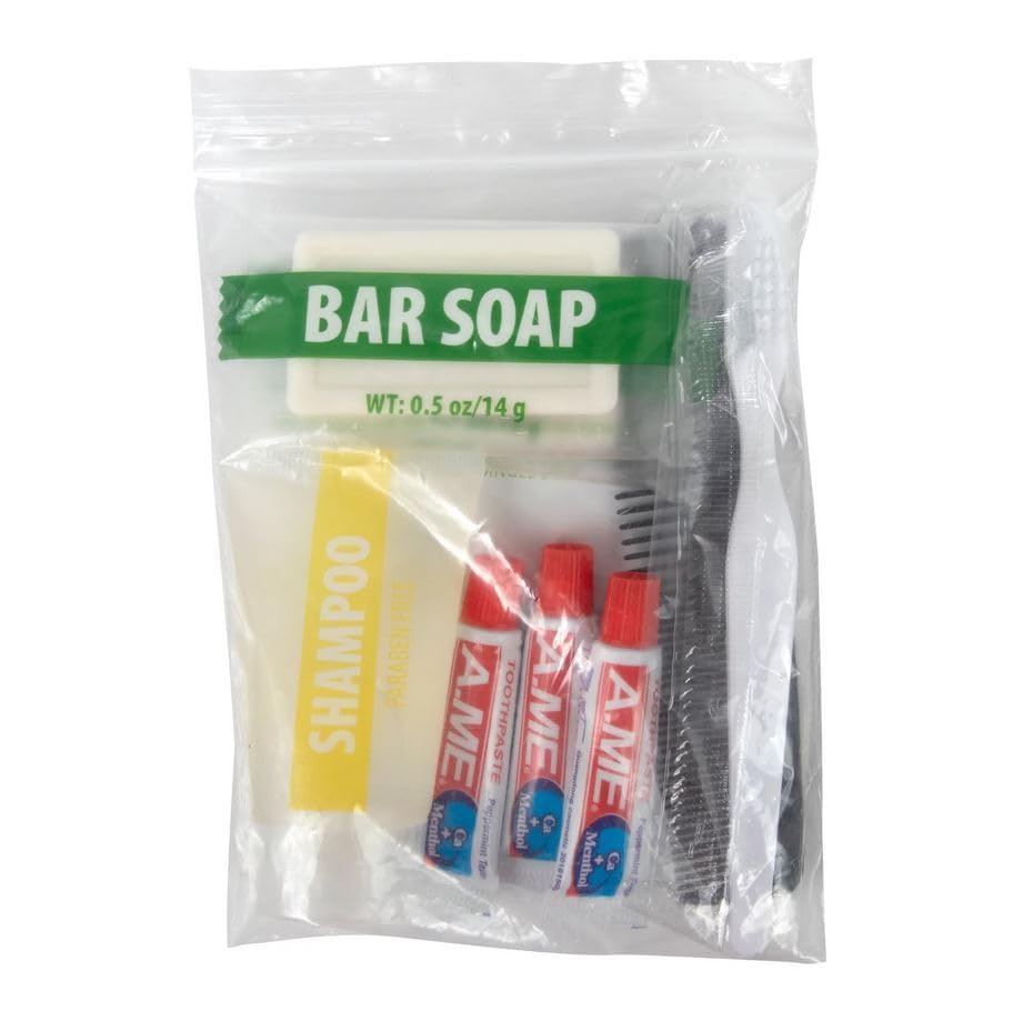 24 Pack Bulk Homeless Hygiene Care Kits - 13 Piece Winter & Fall Essentials for Shelters & Donations - Travel, Emergency & Outdoor Survival Supplies