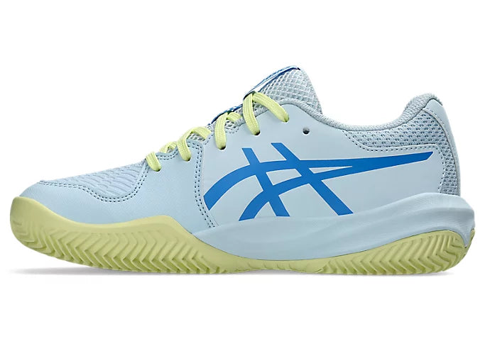 ASICS Gel Resolution X Junior Tennis Shoes for Kids - Light Blue/Blue Coast - Perfect for Junior Tennis Matches & Training