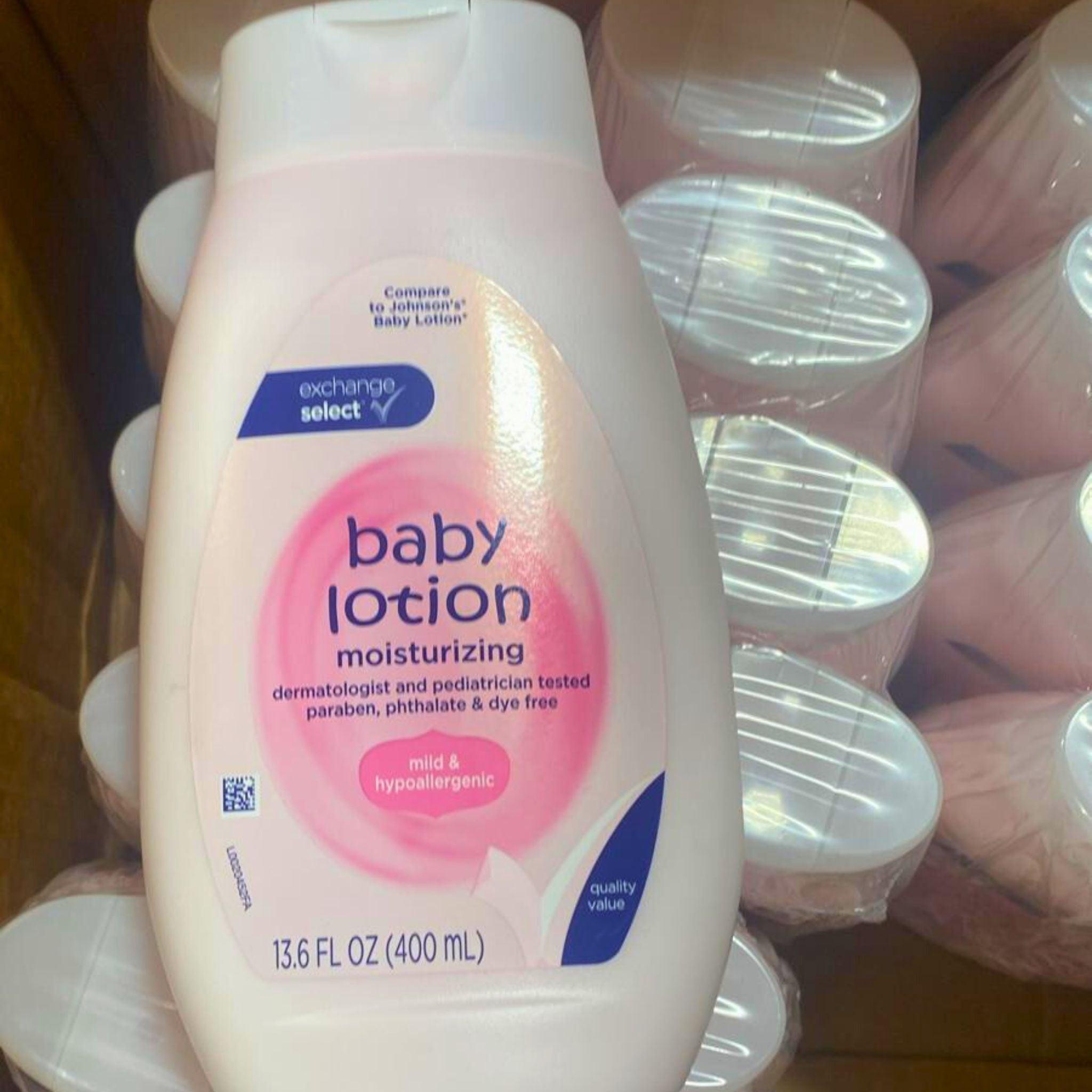 Baby Lotion for Dry Skin - 13.6OZ Moisturizing Cream (48 Pack Bulk) - Gentle Hydration for Newborns & Toddlers - Perfect for Daily Baby Care & Massage