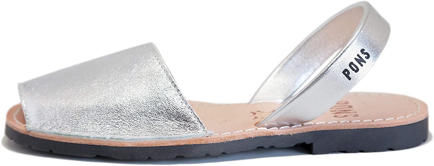 510 Avarca Classic Style Metallic Leather Sandals - Comfortable & Stylish Women's Summer Shoes for Beach, Vacation & Casual Wear