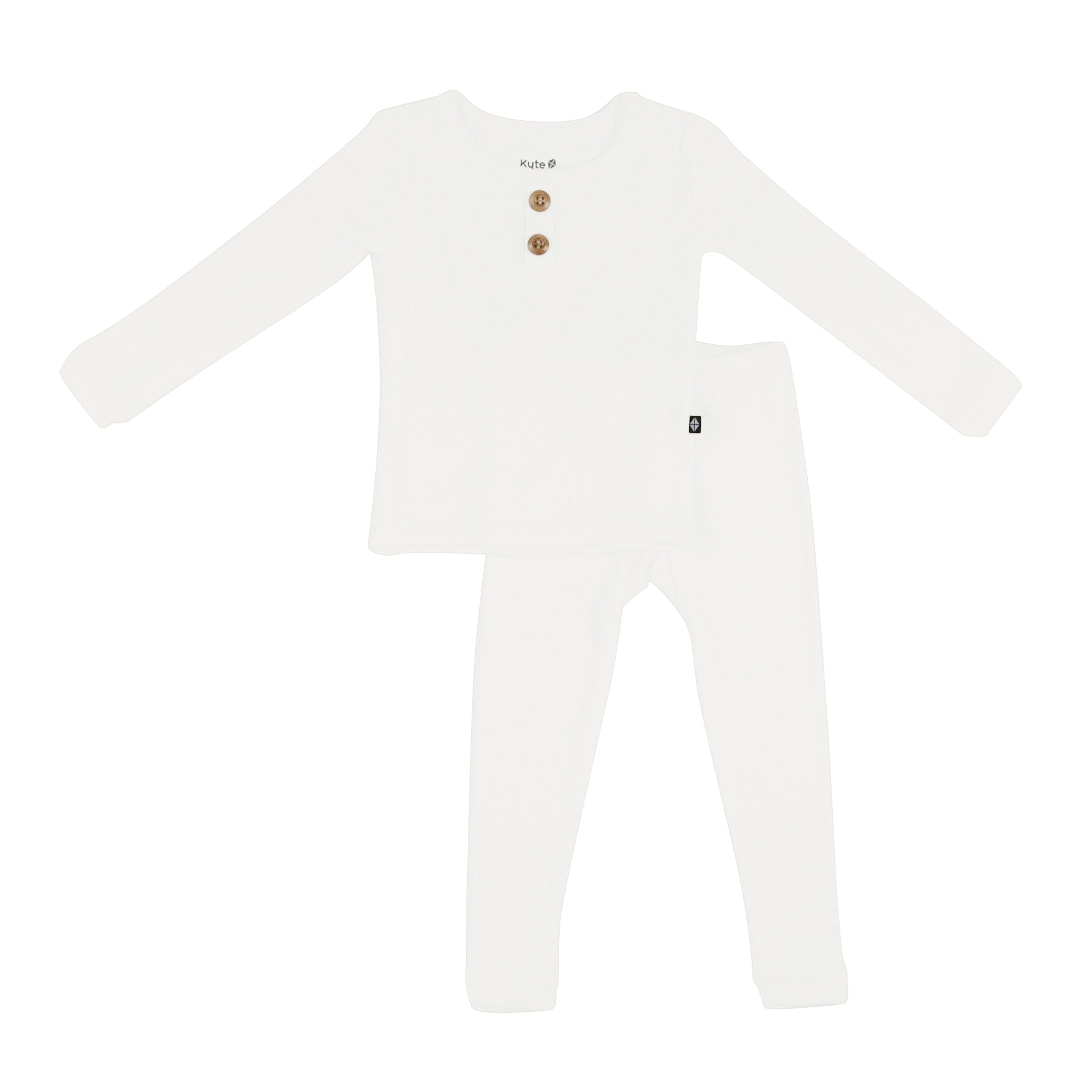 Soft Ribbed Henley Top & Pants Set - Comfortable Cotton Loungewear for Women | Perfect for Relaxing at Home, Yoga, and Casual Outings