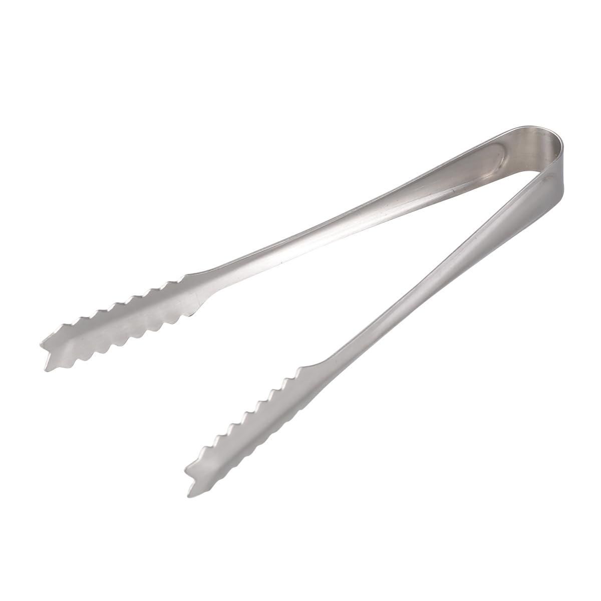 4-Piece Stainless Steel Ice Cube Tongs & Food Serving Tongs Set - Mini Bread Clip, Food Clip for Cocktails, BBQ, Baking, and Party Serving