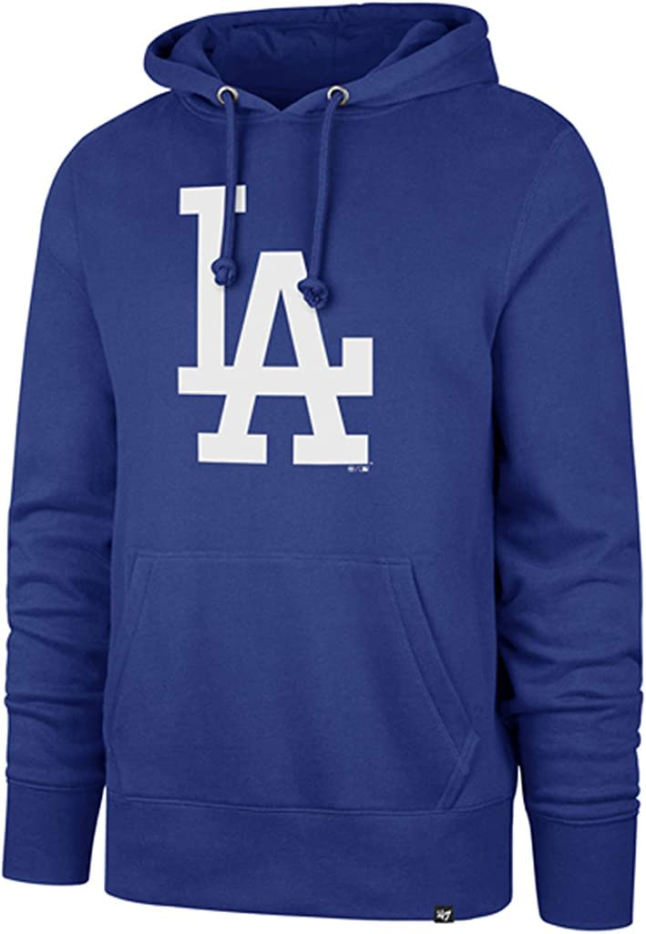 47 MLB Men's Team Primary Logo Pullover Hoodie Sweatshirt - Official Licensed Baseball Hooded Sweatshirt for Men - Perfect for Game Day, Casual Wear & Sports Fan Gifts