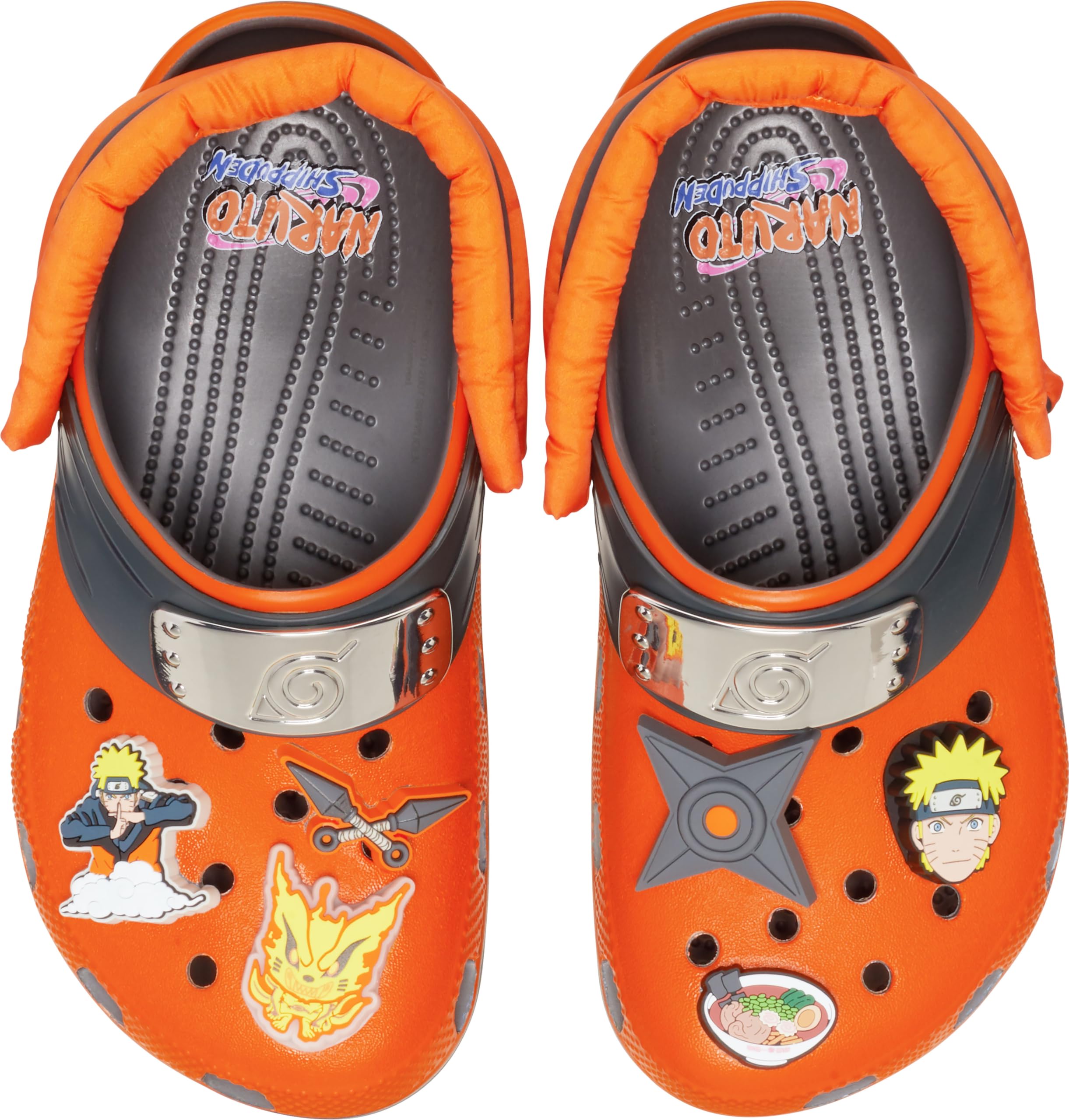 Crocs Naruto Classic Clog for Kids - Anime Character Shoes for Boys & Girls - Lightweight & Comfortable for School, Play & Outdoor Activities