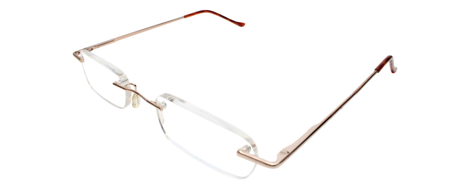 Calabria LT 1 Compact Reading Glasses with Case - Lightweight Folding Readers for Men & Women - Perfect for Reading, Travel, and Office Use