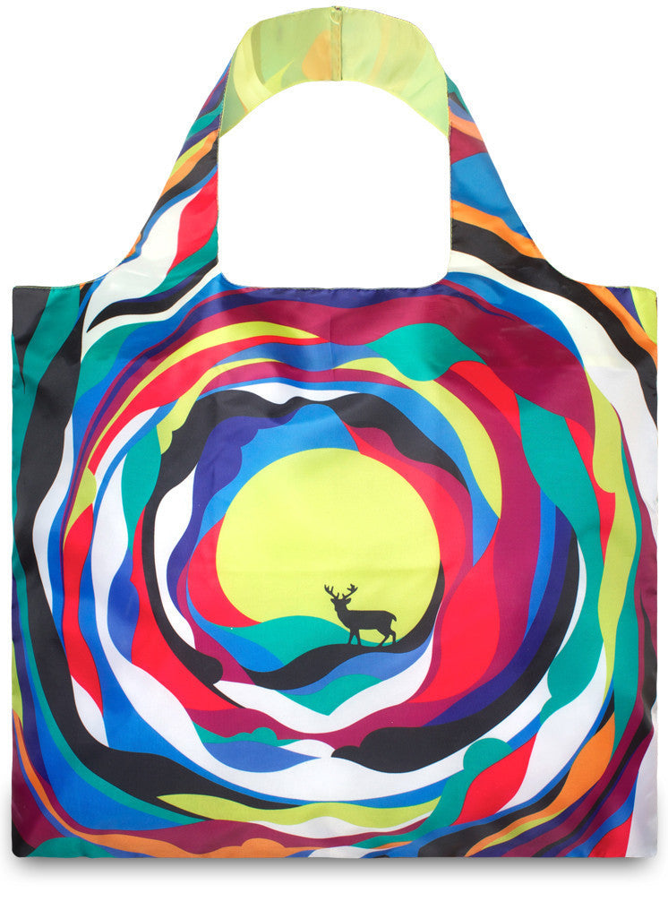 LOQI ARTISTS Collection Tote Bag by Steven Wilson - Stylish Reusable Shopping Bag for Groceries, Travel & Everyday Use