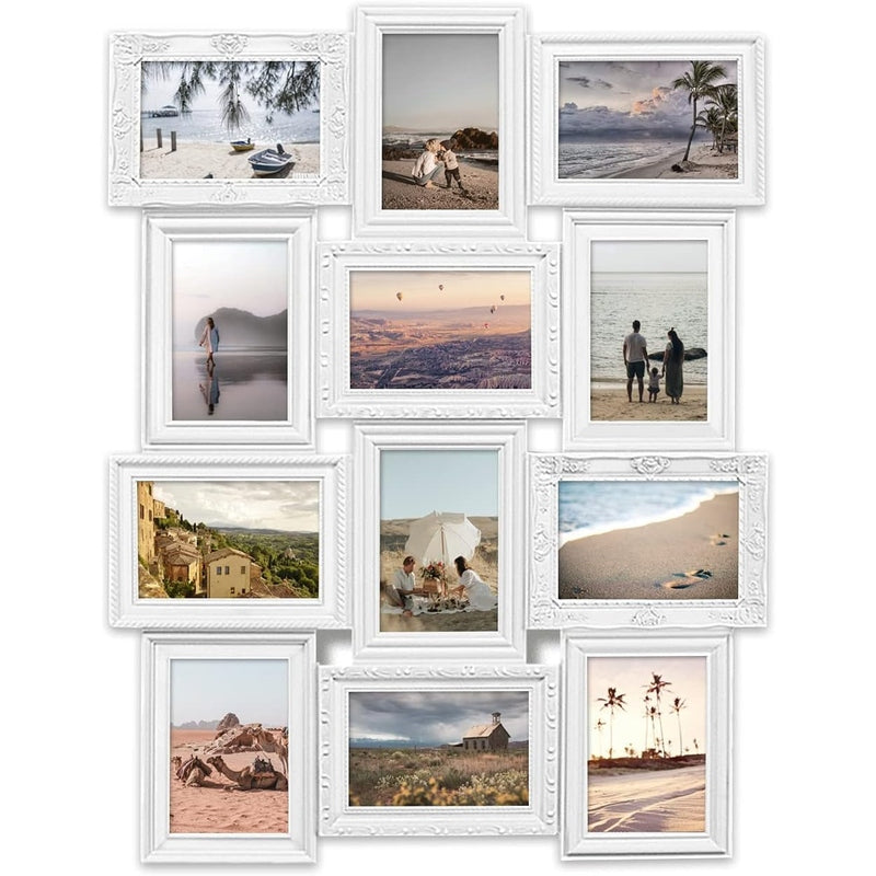 12 Opening Collage Picture Frame for Wall Decor - Display Family Photos, Memories & Artwork in Living Room, Bedroom or Office