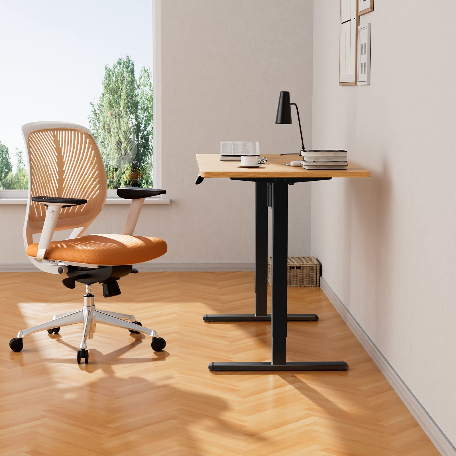 ErGear Electric Standing Desk Frame - 4 Memory Height Settings, Adjustable Table Legs up to 47.2
