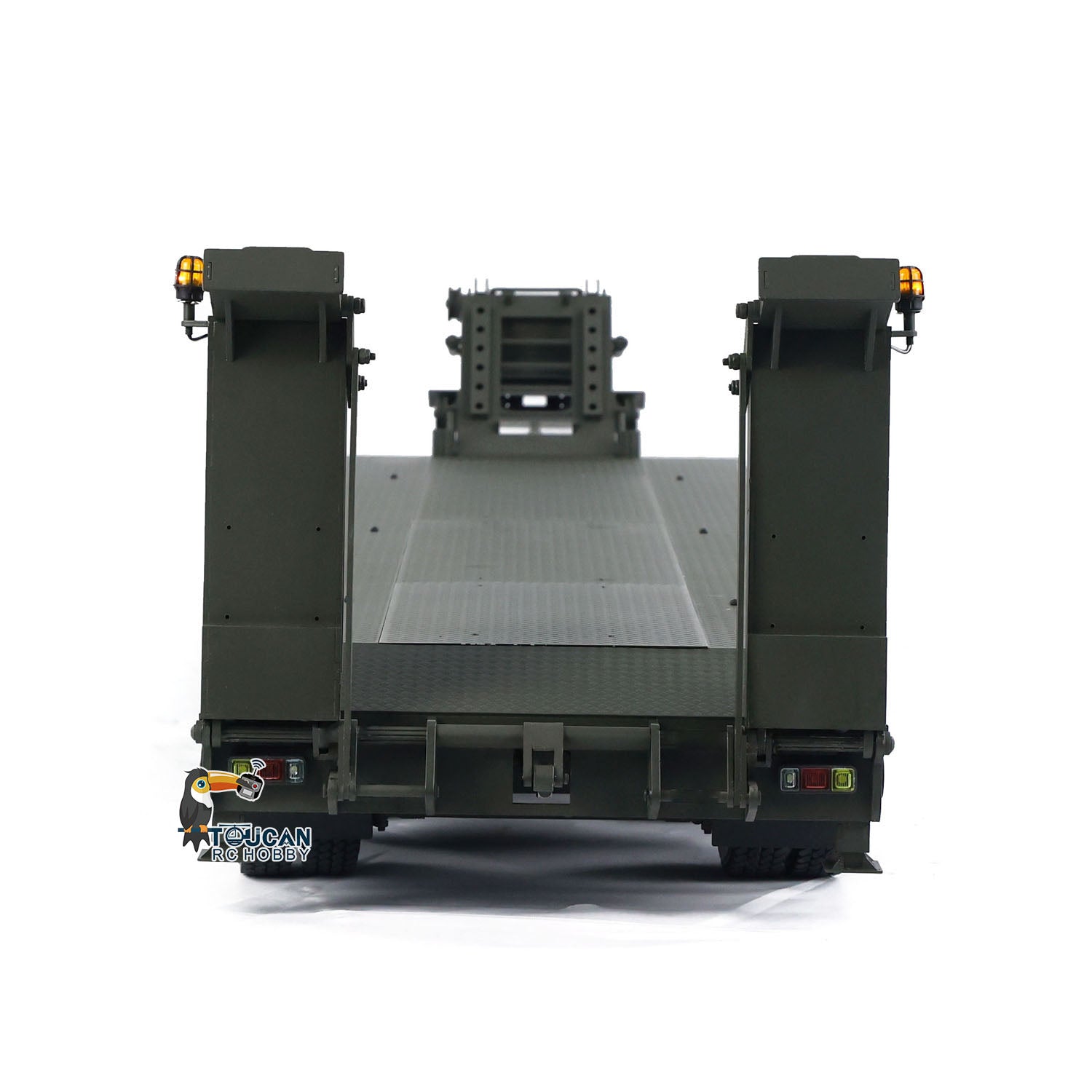 1/14 Scale Metal RC Hydraulic Semi Trailer - 6 Axle Servo Controlled Simulation for Elefant FAUN SLT 56 Tank Transporter | Realistic Model Vehicle for Collectors & Hobbyists | Perfect for Military Displays, RC Shows & Scale Modeling Projects