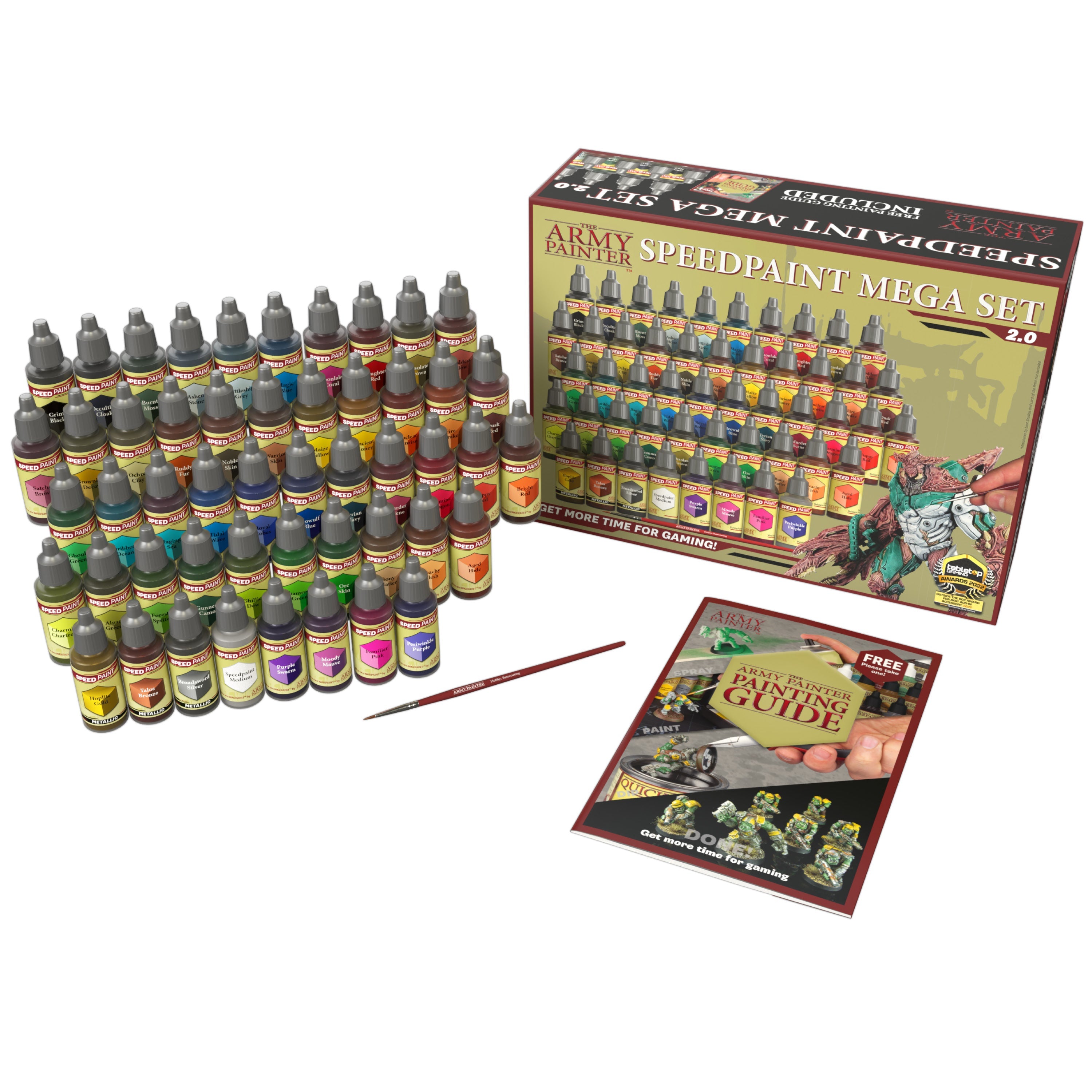 Speedpaint Mega Set 2.0 - 72 Premium Acrylic Paints for Artists & Hobbyists - Perfect for Canvas Painting, Model Kits & DIY Crafts